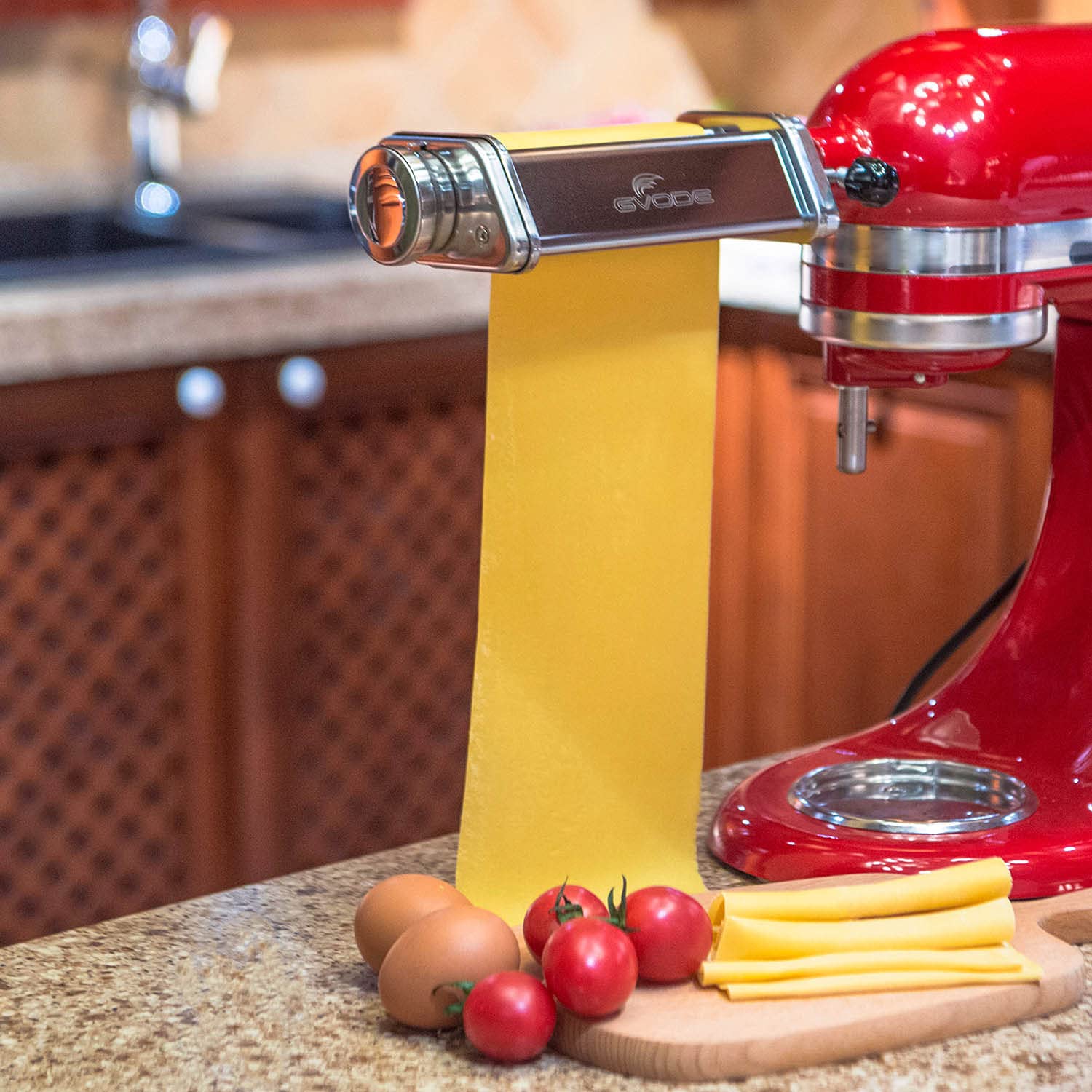 Patsa Roller Attchemnt For Kitchenaid Stand Mixer, Pasta Roller Kitchenaid Attachment, Stainless Steel Pasta Roller Machine With