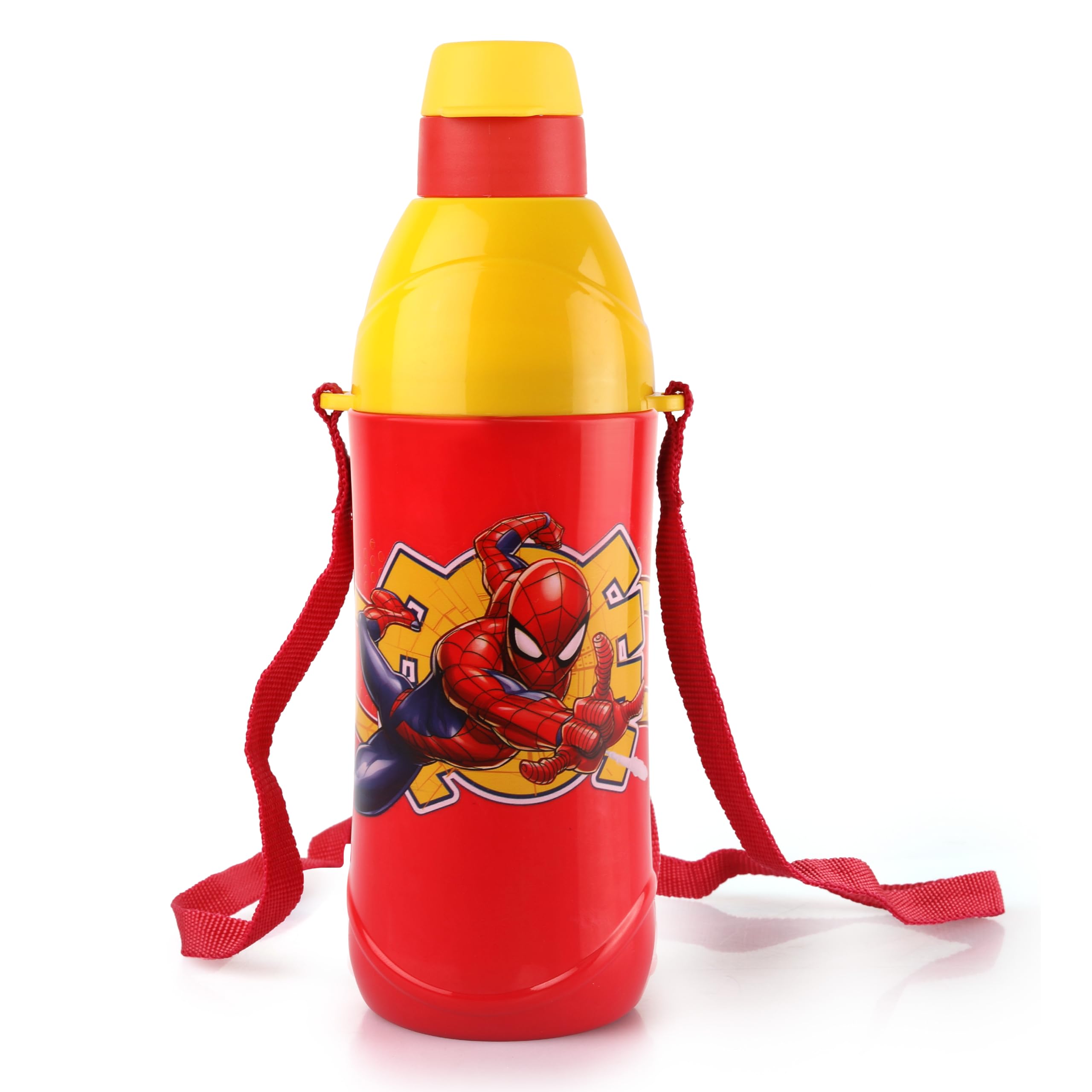 Cello Puro Steel-X Kids Zee 600 | Water Bottle With Inner Steel And Outer Plastic | Insulated Water Bottle | 540 Ml, Red