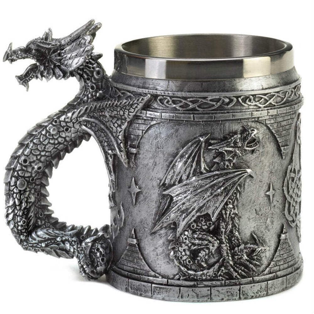 Furniture Creations SERPENTINE DRAGON, 5.75'' x 3.5'' x 5'', Multicolor MUG
