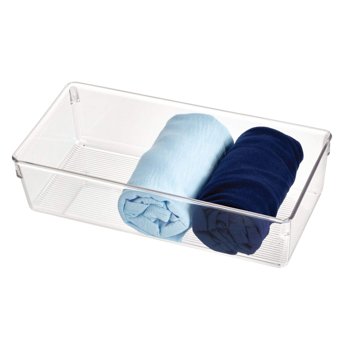 iDesign Linus Plastic Dresser and Vanity Organizer, Storage Bin for Bathroom, Bedroom, Office, Craft Room, Fridge, Freezer, Pant