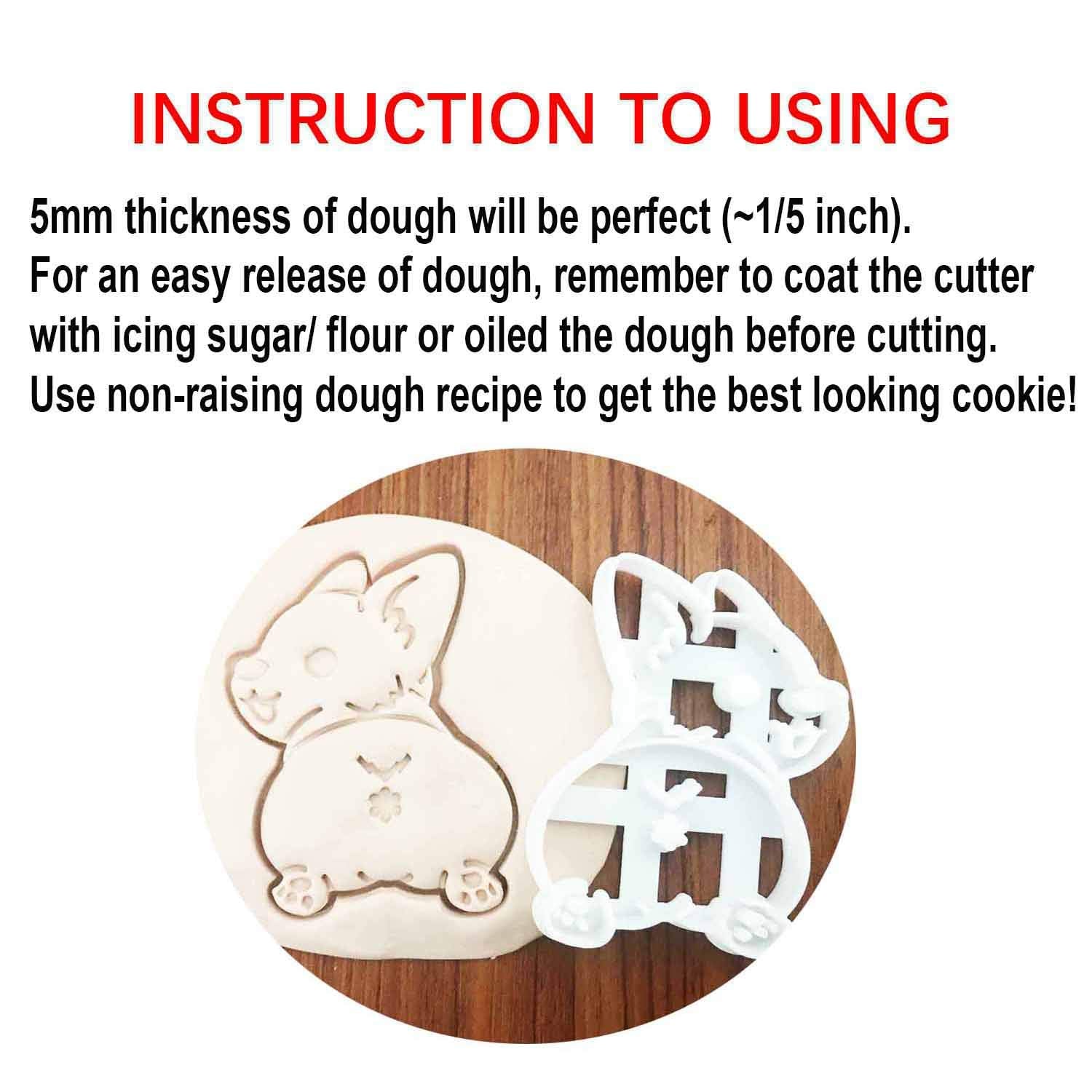 Corgi'S Butt Cookie Cutters Shape Mould Dog Treats Cutter