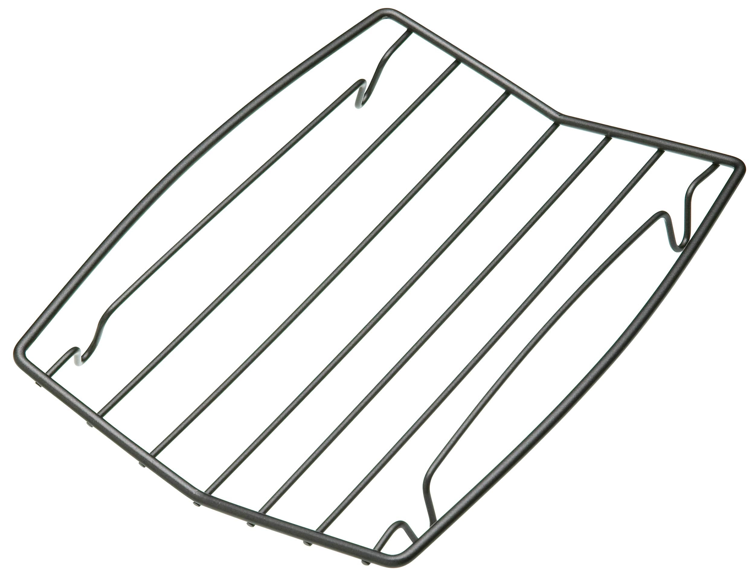 Masterclass Kcmctrayns26 26 X 20 Cm Non Stick Roasting Rack, V Shaped, Carbon Steel, Silver
