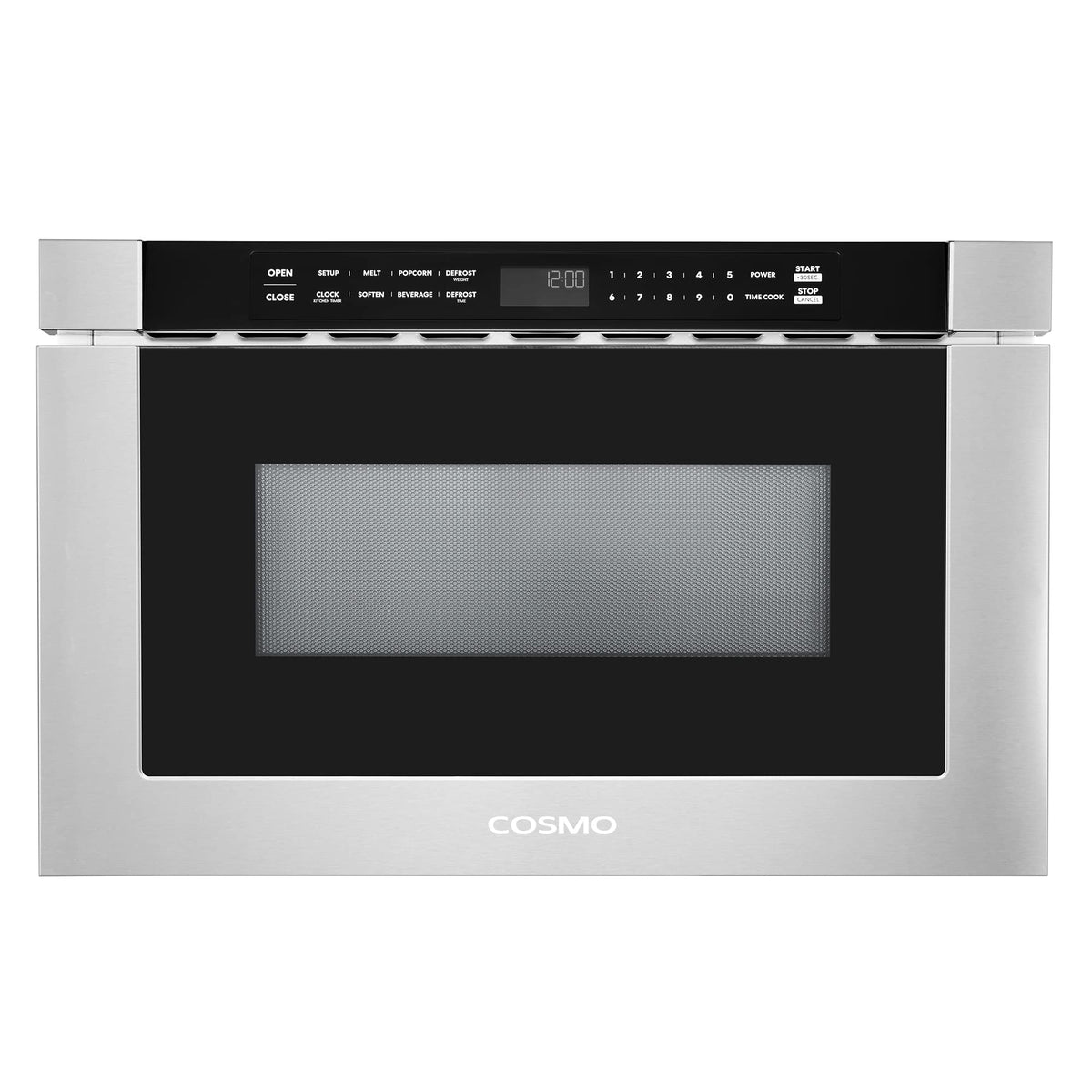 Cosmo Cos-12Mwdss-Nh 24 In. Built-In Microwave Drawer With Automatic Presets, Touch Controls, Defrosting Rack And 1.2 Cu. Ft. Ca