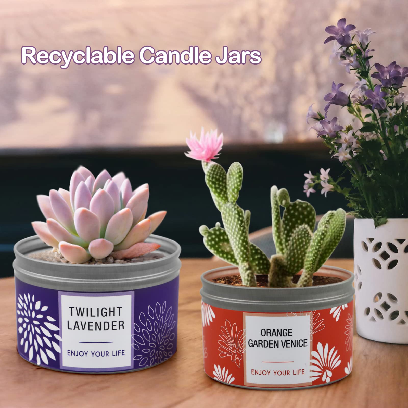 Scented Candles Clearance, 3 Pack Candles for Home Scented, 100 Hour Long Lasting Soy Candles, Valentines Day Candles Gifts for