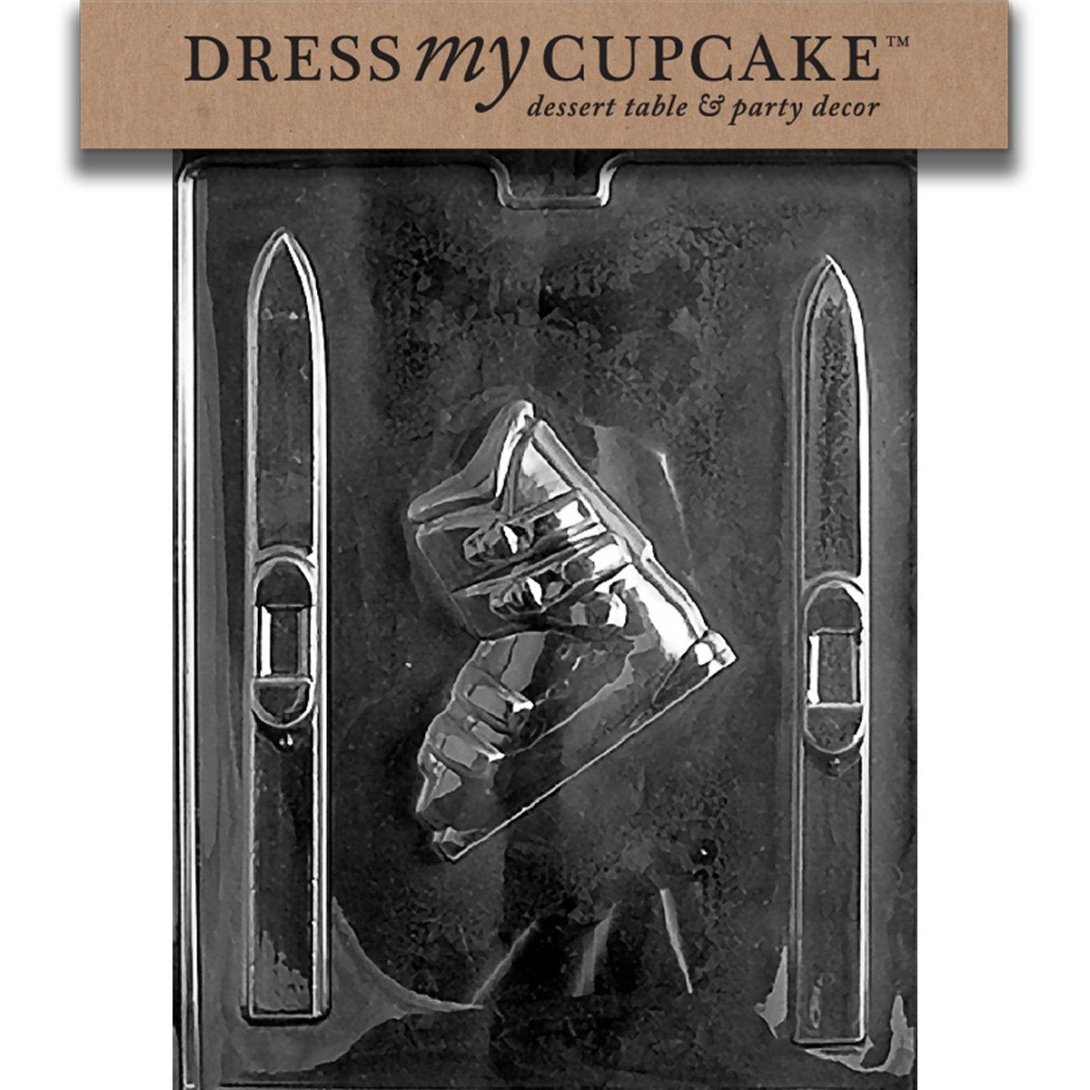 Dress My Cupcake Chocolate Candy Mold, Skis And Boots
