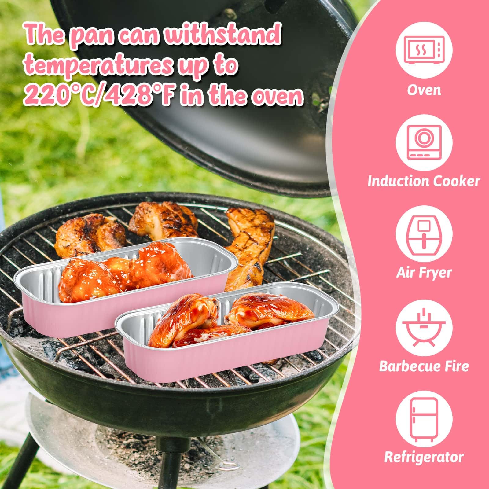 selizo 60 Pack 6.8oz Mini Loaf Baking Cake Pans with Lids, Rectangle Disposable Aluminum Foil Loaf Baking Pans, Small Baking Cak