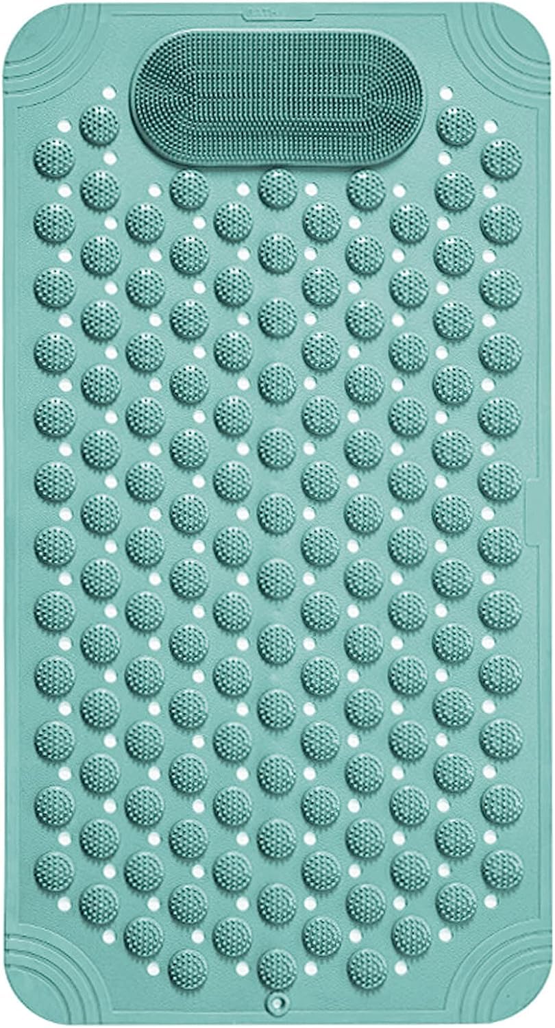 Jugte Anti Skid Mat For Bathroom Floor Shower Mats For Bathroom Anti Slip With Foot Scrubber Bath Mat Anti Slip With Suction Cup
