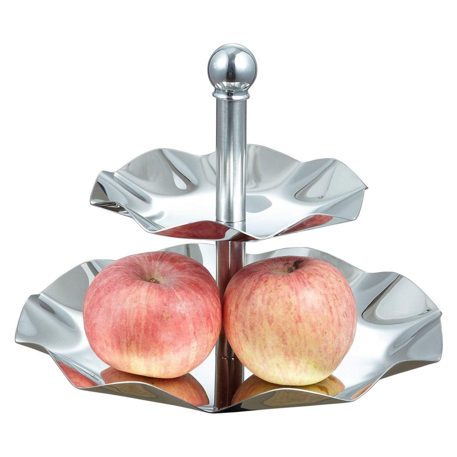 Visol LeaftrayTwo-tiered Tray For Desserts / Cupcakes / Fruits / Cheese