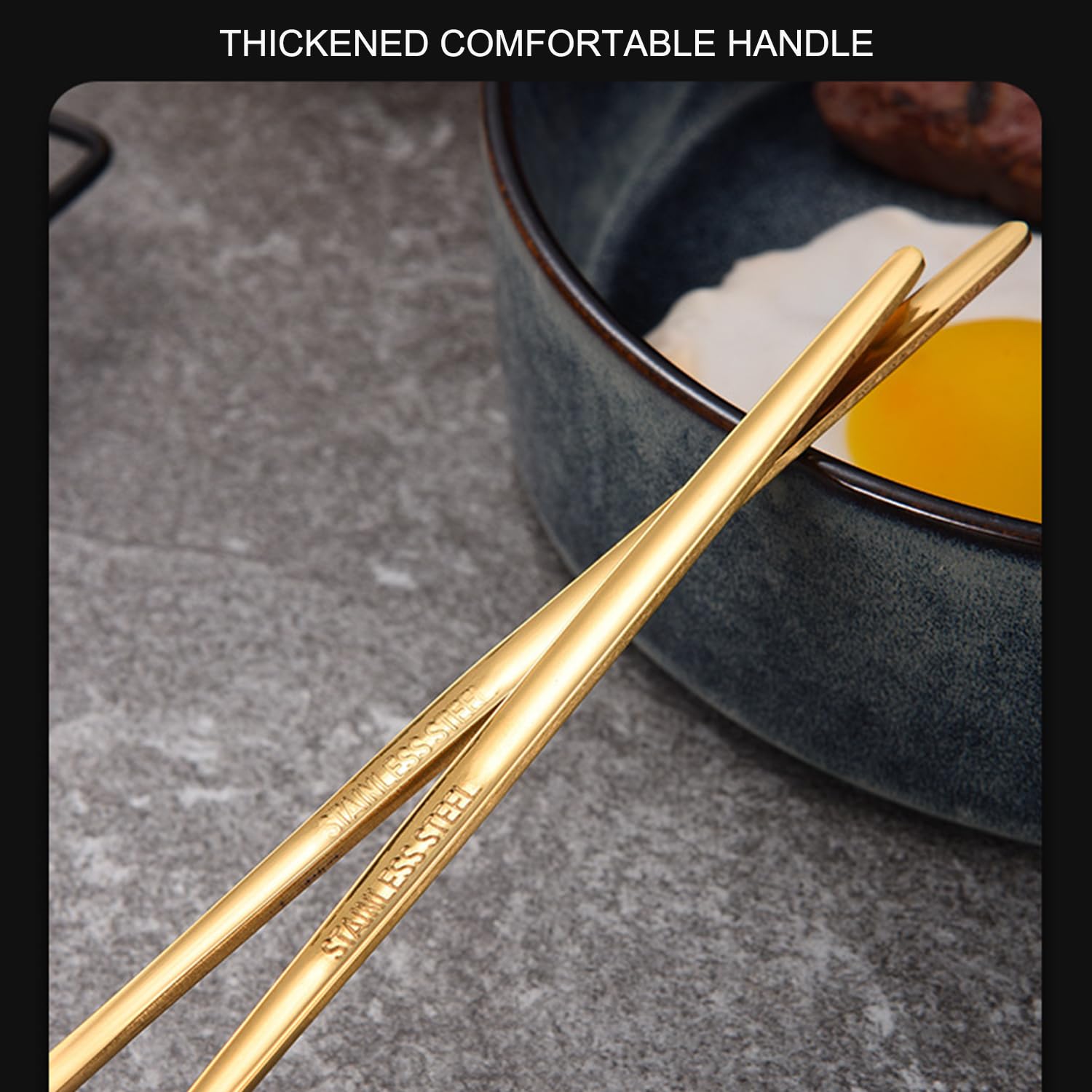 Lfwataxy 5Pcs 8.25 Food Grade 304 Stainless Steel Forks Silverware - Dinner Forks - Flatware Forks - Cutlery Forks - Dishwasher