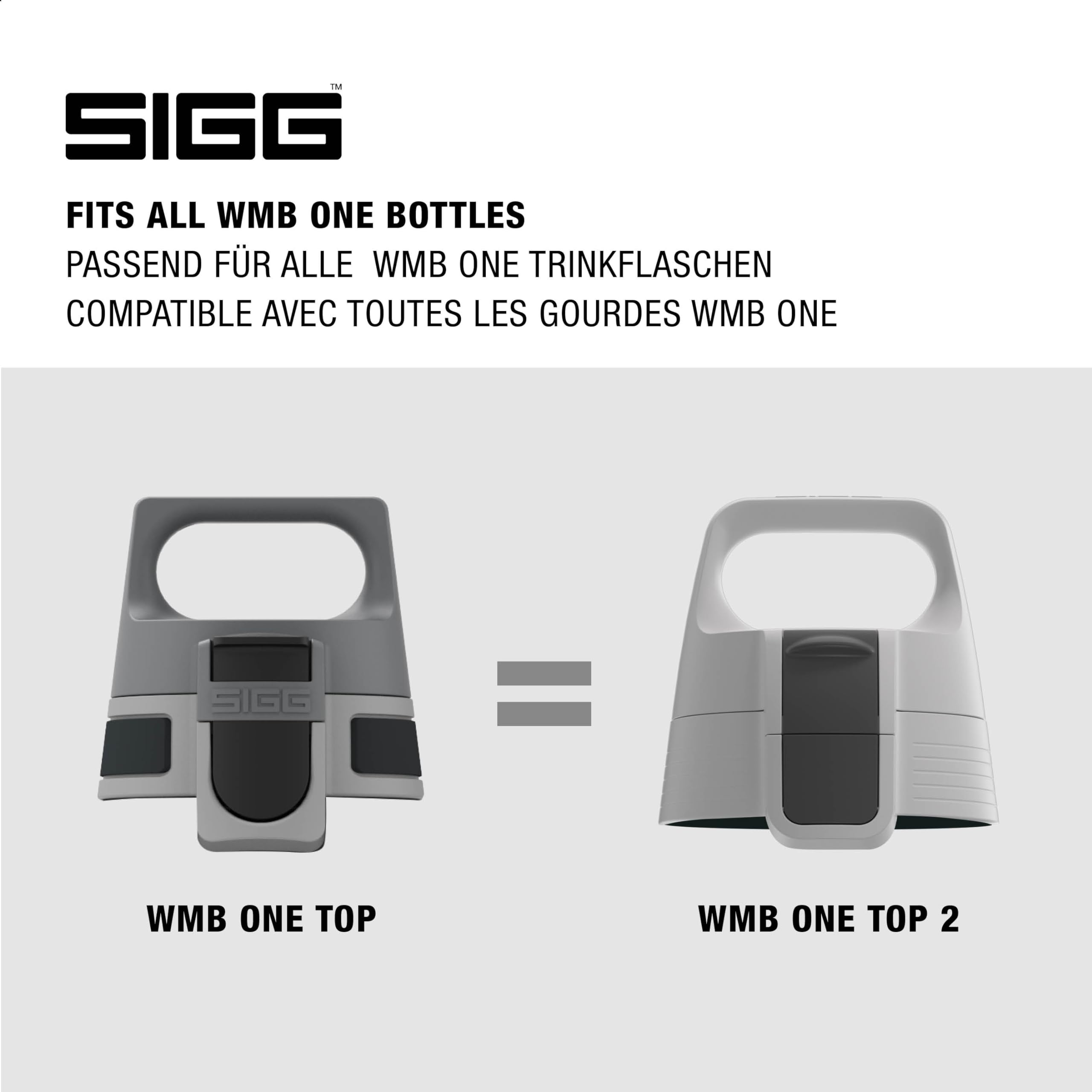SIGG WMB ONE Top Anthracite Closure (One Size)  Replacement Spare Part for SIGG Drinking Bottle