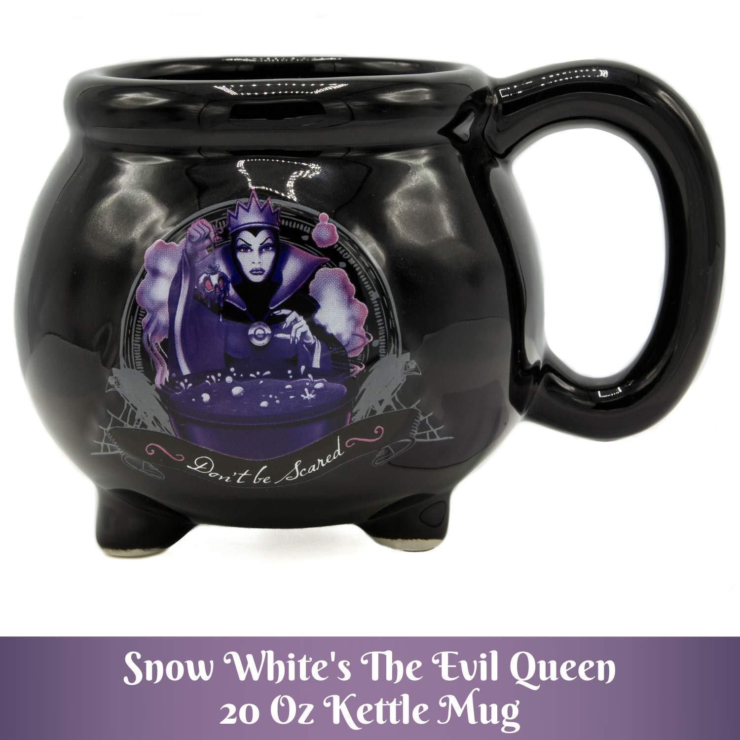 Silver Buffalo Disney Villains Snow White The Evil Queen: Fairest Of Them All Ceramic Mug, 20 Ounces