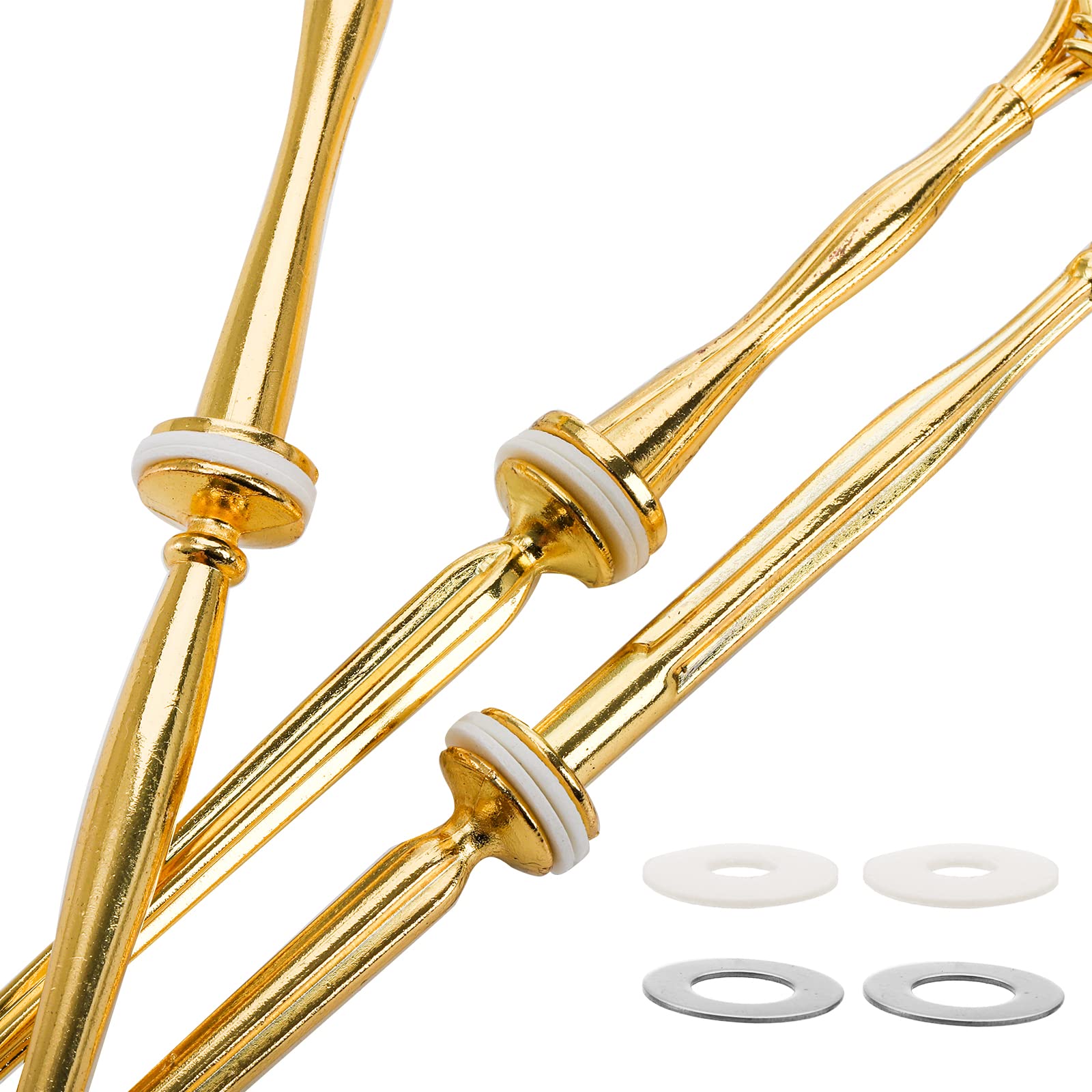 Tosnail 9 Sets 3 Tier Cupcake Stand Fittings, Cake Stand Hardware, Dessert Serving Trays Support Rod, Tiered Resin Plates, Craft