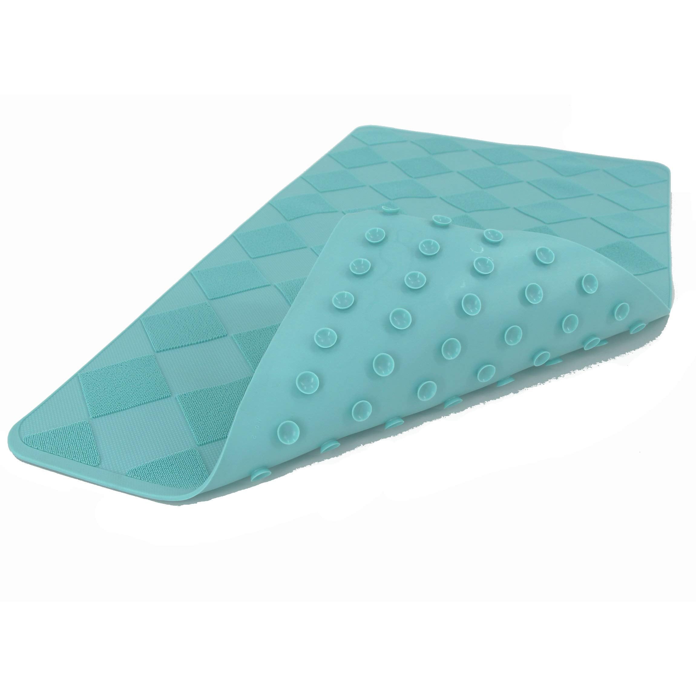 SAFELAND- Non-Slip Bath, Shower, Tub Mat, TPR Material, Eco-Friendly, Non-PVC, Machine Washable, No Odor, with Powerful Gripping