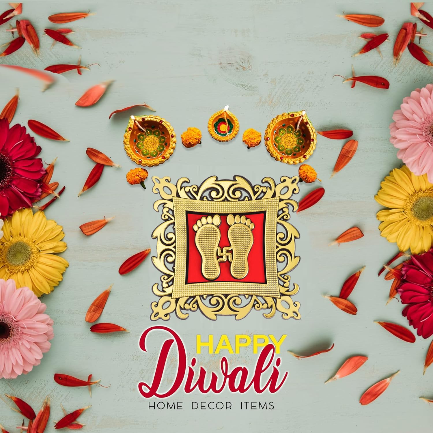 Kitlyn Laxmi Ganesh Idol For Pooja Room | Lakshmi Ji Ki Murti | Ganesh Ji Ki Murti | God Murti Religious Figurine & Pooja Items