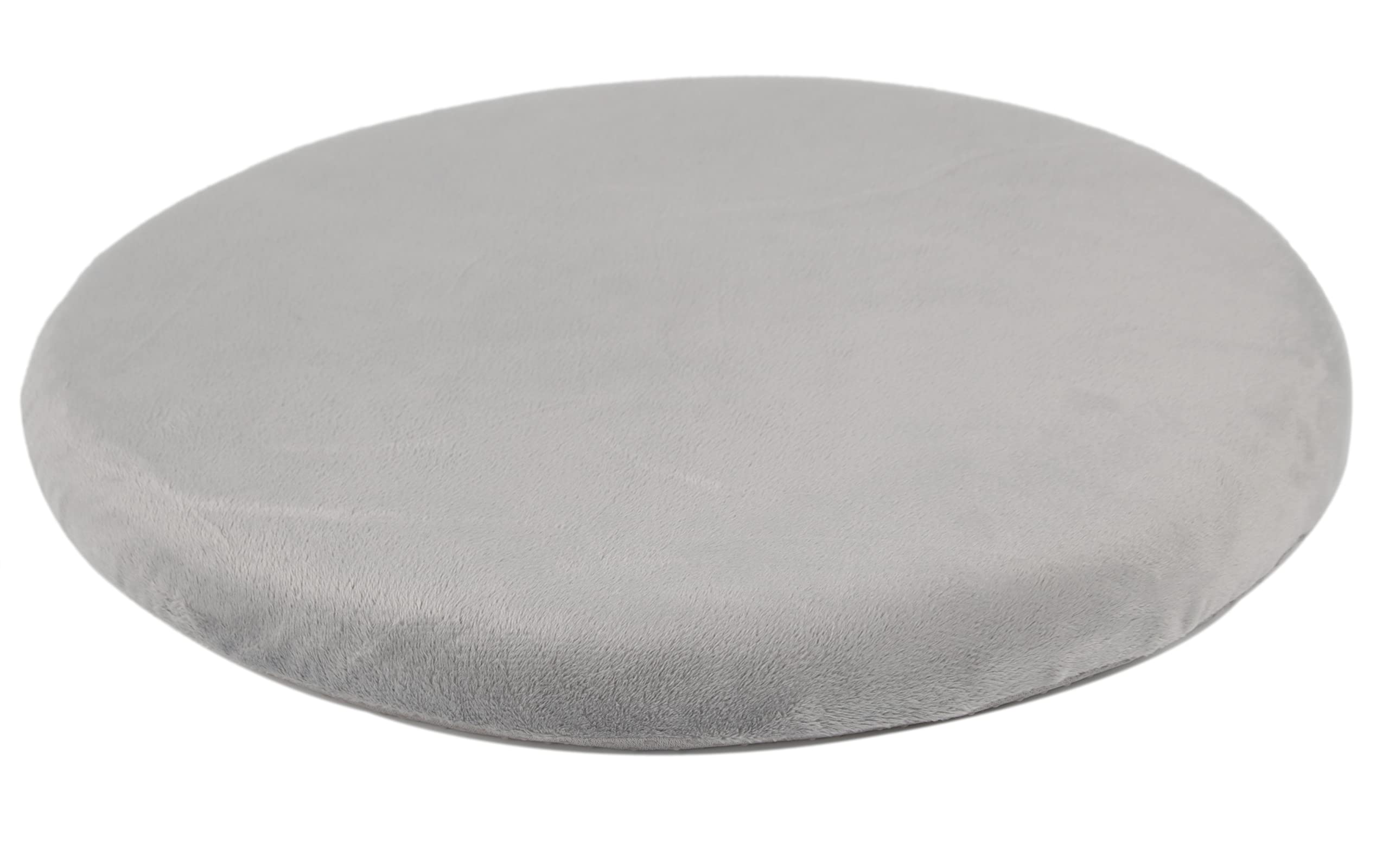 Sigmat 15 Round Seat Cushion, Memory Foam Stool Cushion for Stool Chair Grey