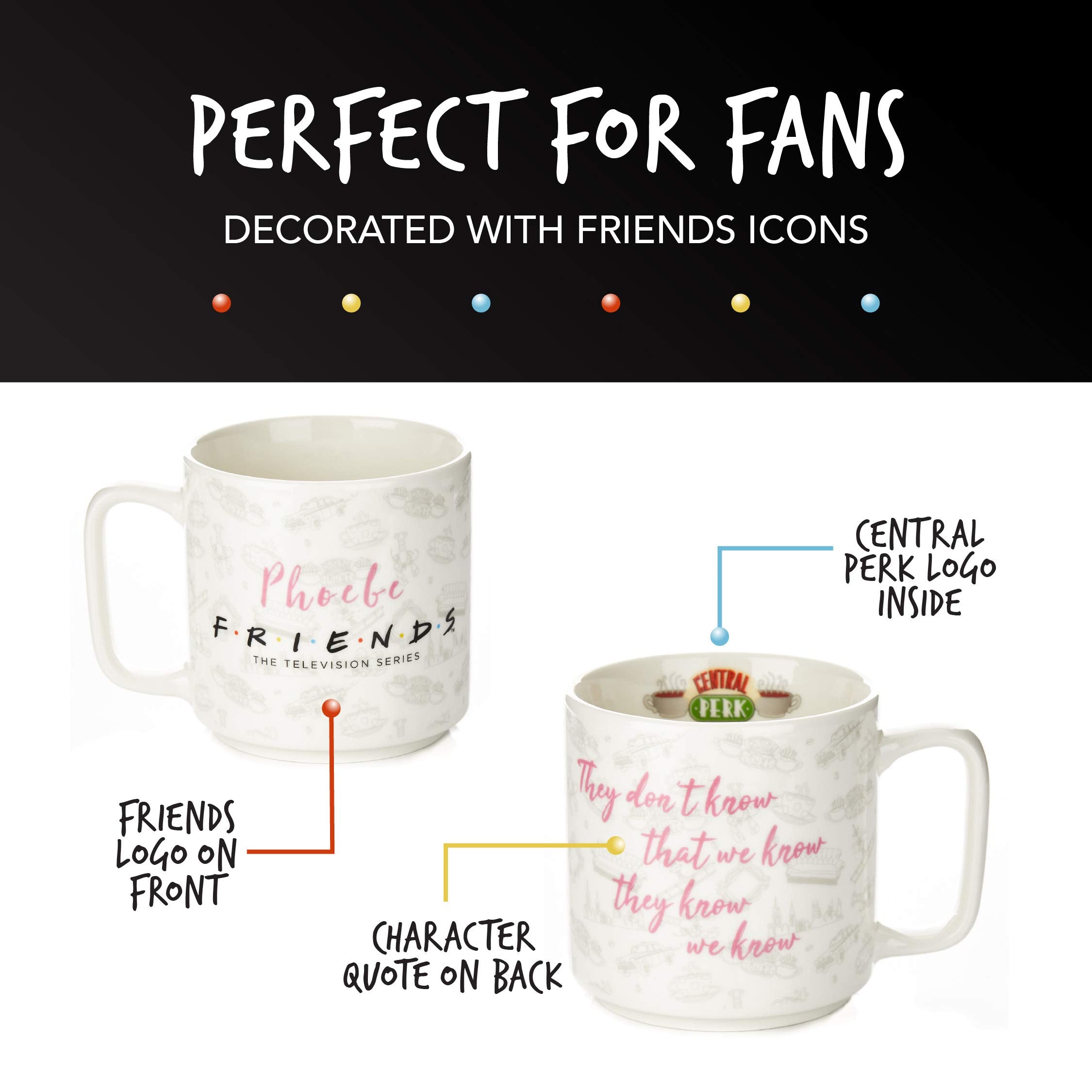 Friends Phoebe Slogan Coffee Mug - They Don'T Know,300 Ml