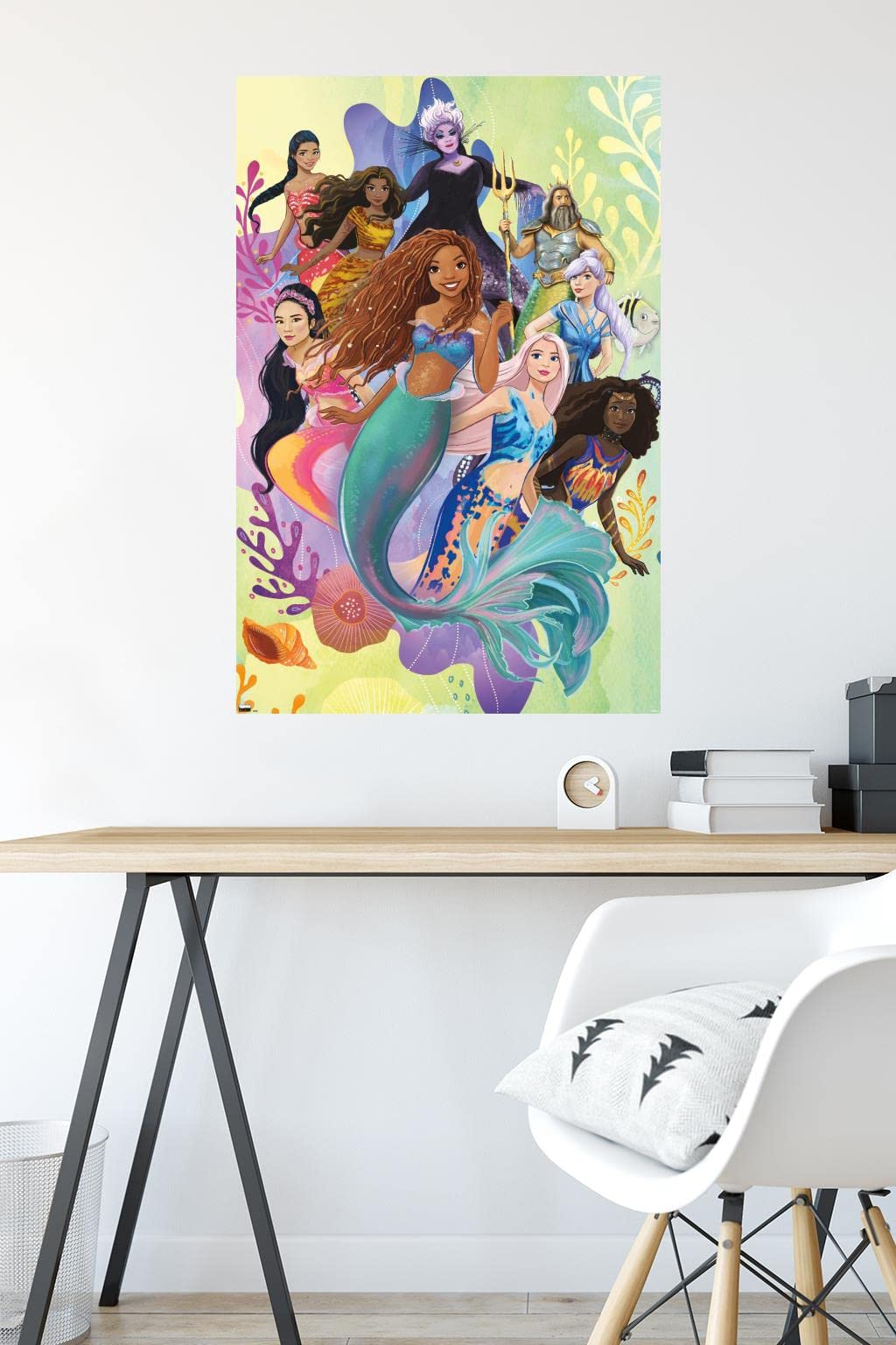 Trends International Disney Little Mermaid - Group Wall Poster, 22.37'' X 34.00'', Unframed Version