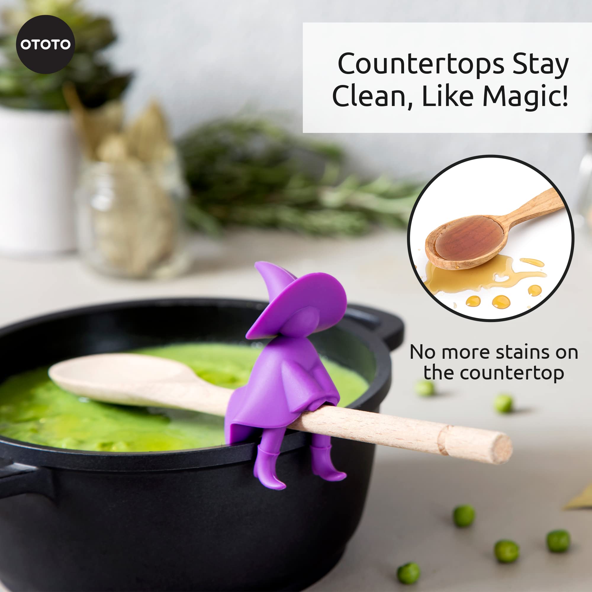 Funny Spoon Holder By Ototo - Spoon Rest For Stove Top - Cooking Gadgets, Cooking Gifts, Cool Kitchen Gadgets, Cool Gifts, Cute