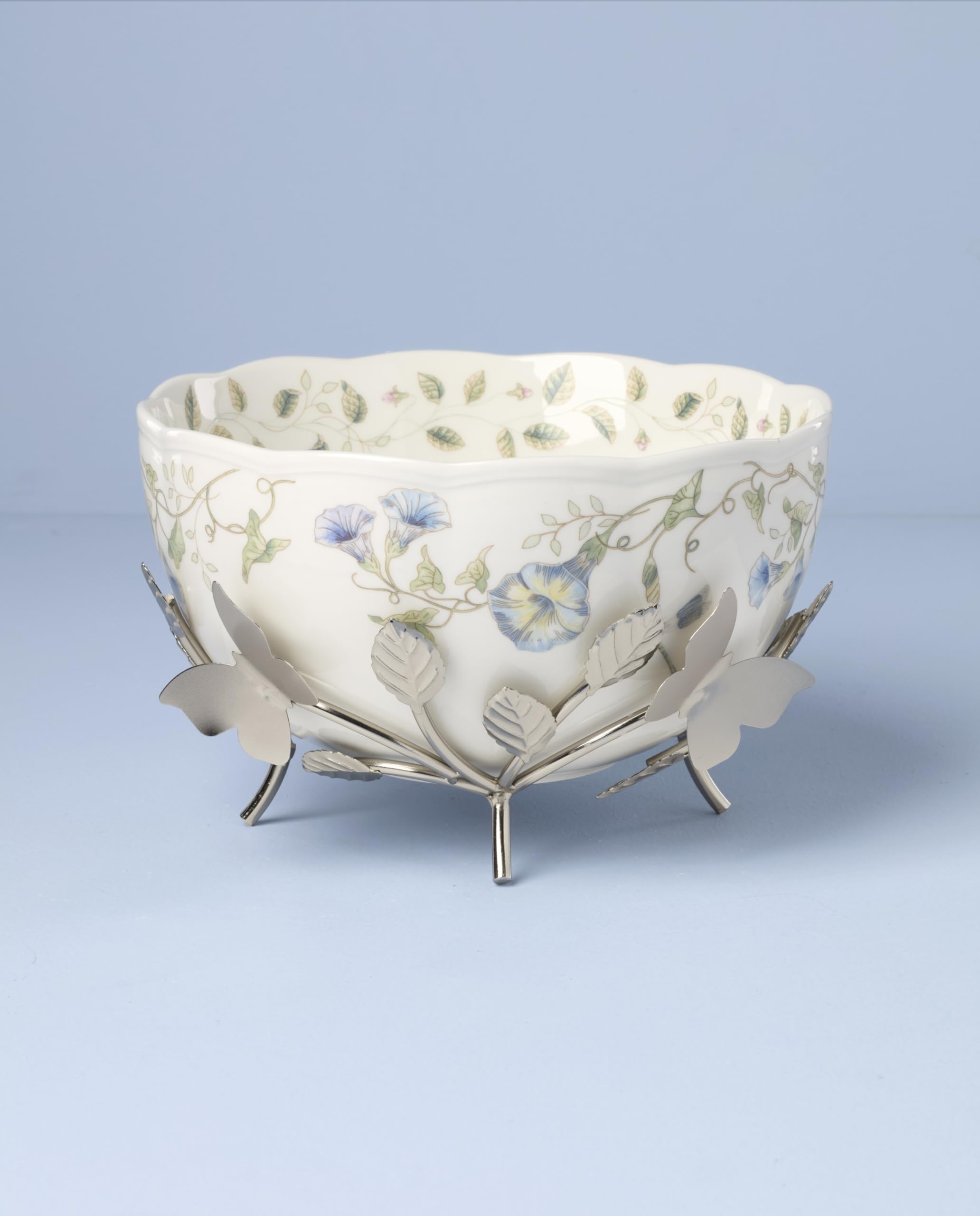 Lenox 897926 Butterfly Meadow 25th Anniversary Bowl With Stand