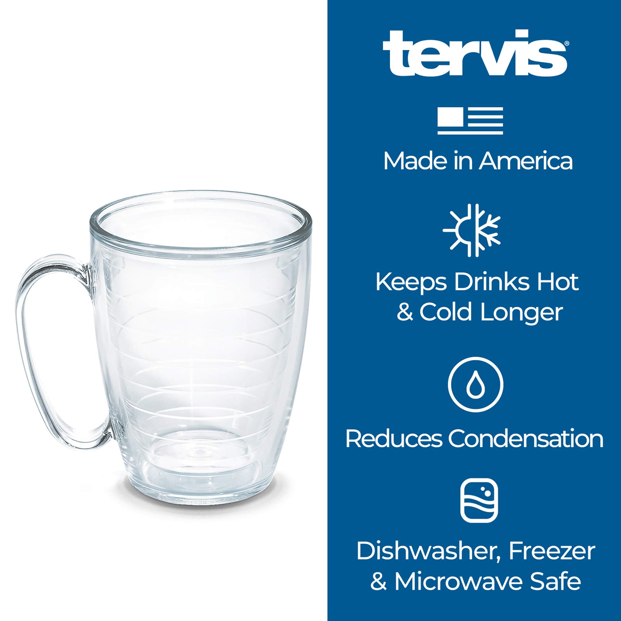 Tervis Green Turtle Made In Usa Double Walled Insulated Tumbler Travel Cup Keeps Drinks Cold & Hot, 16Oz Mug - No Lid, Clear