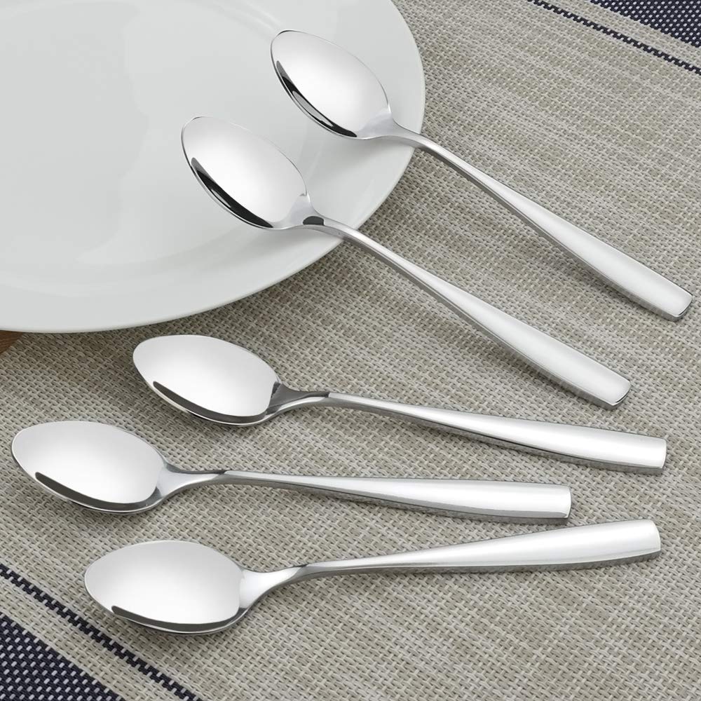 Hommp 16-Piece Stainless Steel Teaspoons, 5.9-Inch
