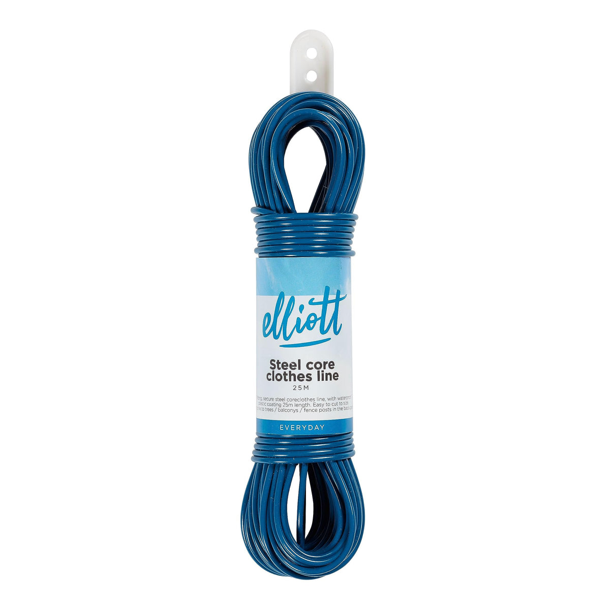 Elliott Steel Core Clothes Line, 25 Meters, Extra Stong, Laundry Essential