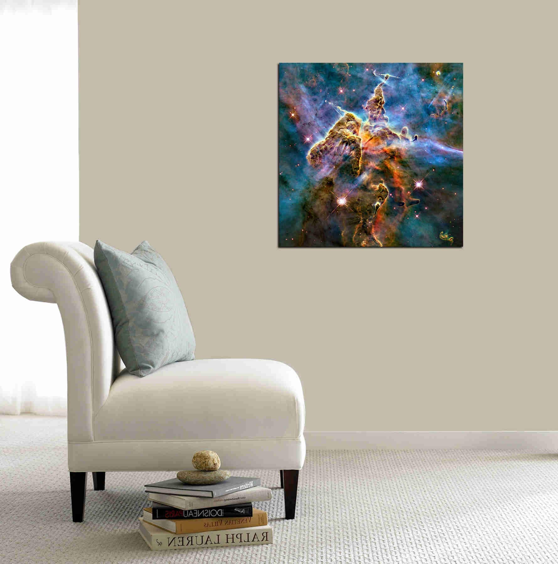 Epic Graffiti Mystic Mountain Canvas Wall Art, 18" x 18", Multicolor, Model EPIC-CA1818202