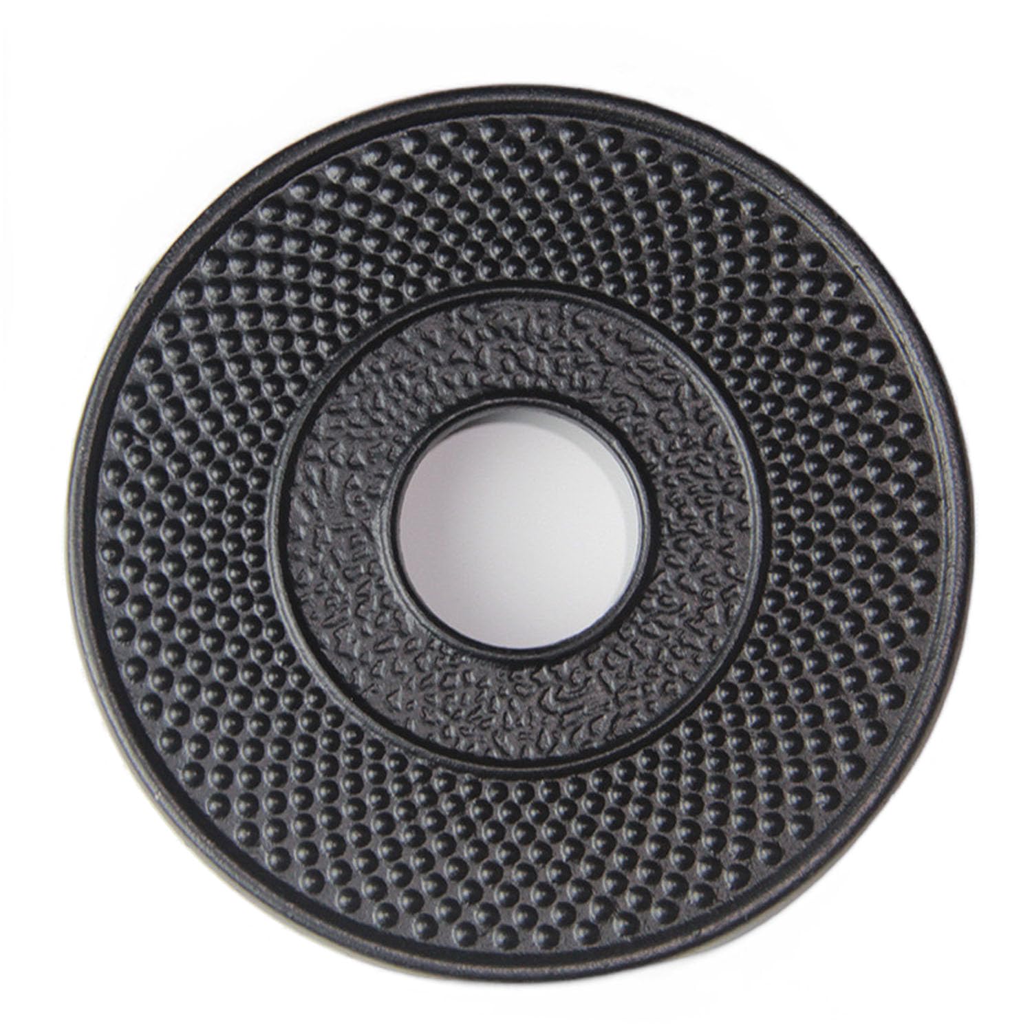 Beminh Trivet Cast Iron Decorative Trivet Mat Coaster With Rubber Pegs- Heavy Duty Hot Pot Holder Pads, Non-Slip Insulation With