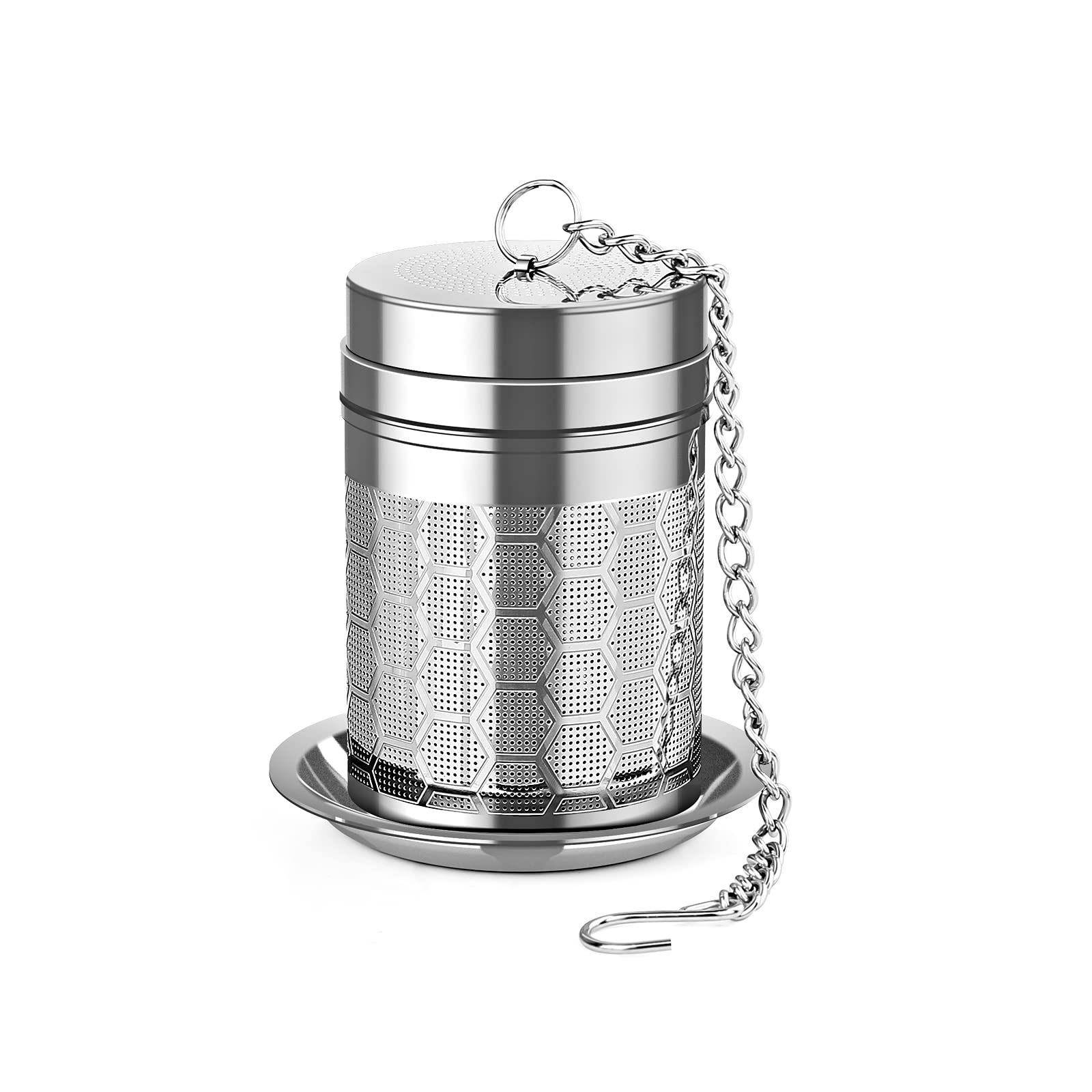Tea Infusers For Loose Tea (1 Pack), 18/8 Stainless Steel Tea Strainer, Extra Fine Mesh Tea Diffuser For Brewing Tea, Spices & S