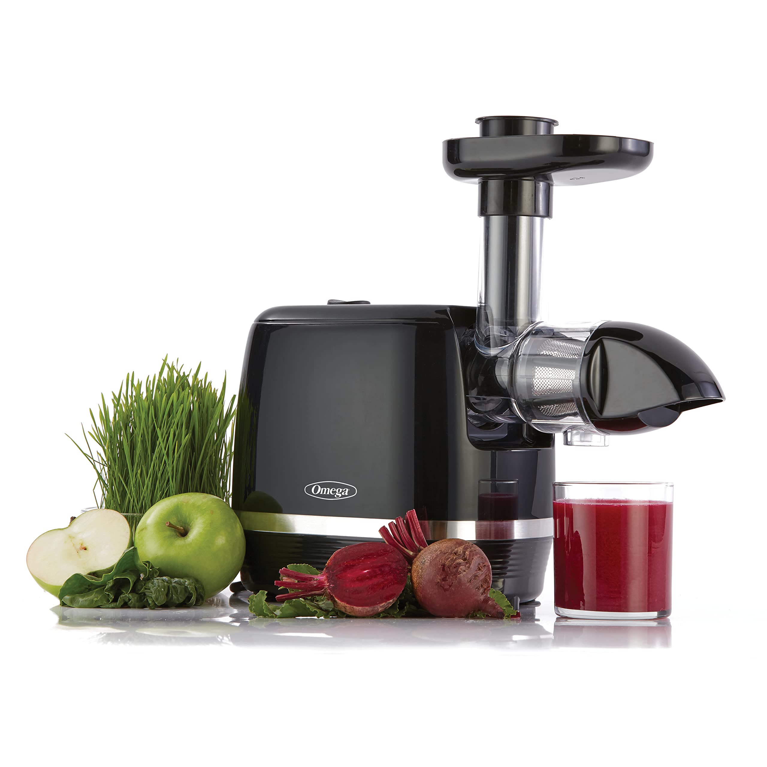 Omega H3000D Cold Press 365 Juicer Slow Masticating Extractor Creates Delicious Fruit Vegetable and Leafy Green High Juice Yield