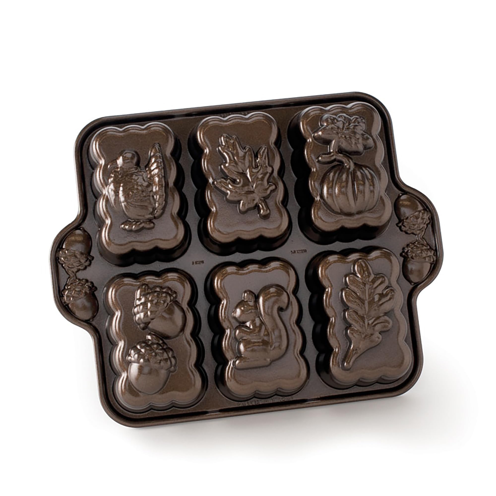 Nordic Ware Harvest Bronze Cast, 5-Cup, Brown