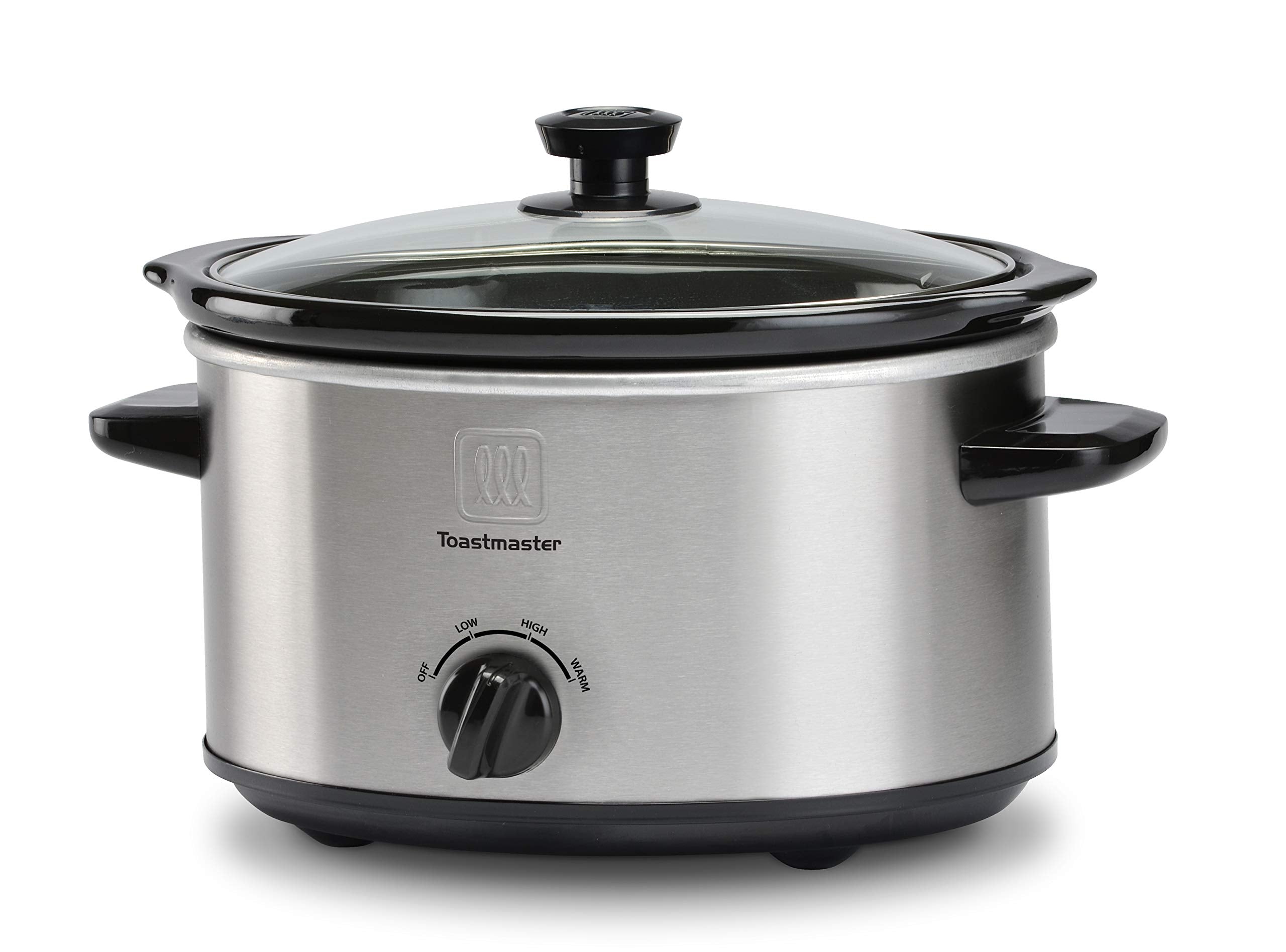 Toastmaster 5-Quart Slow Cooker, Stainless Steel