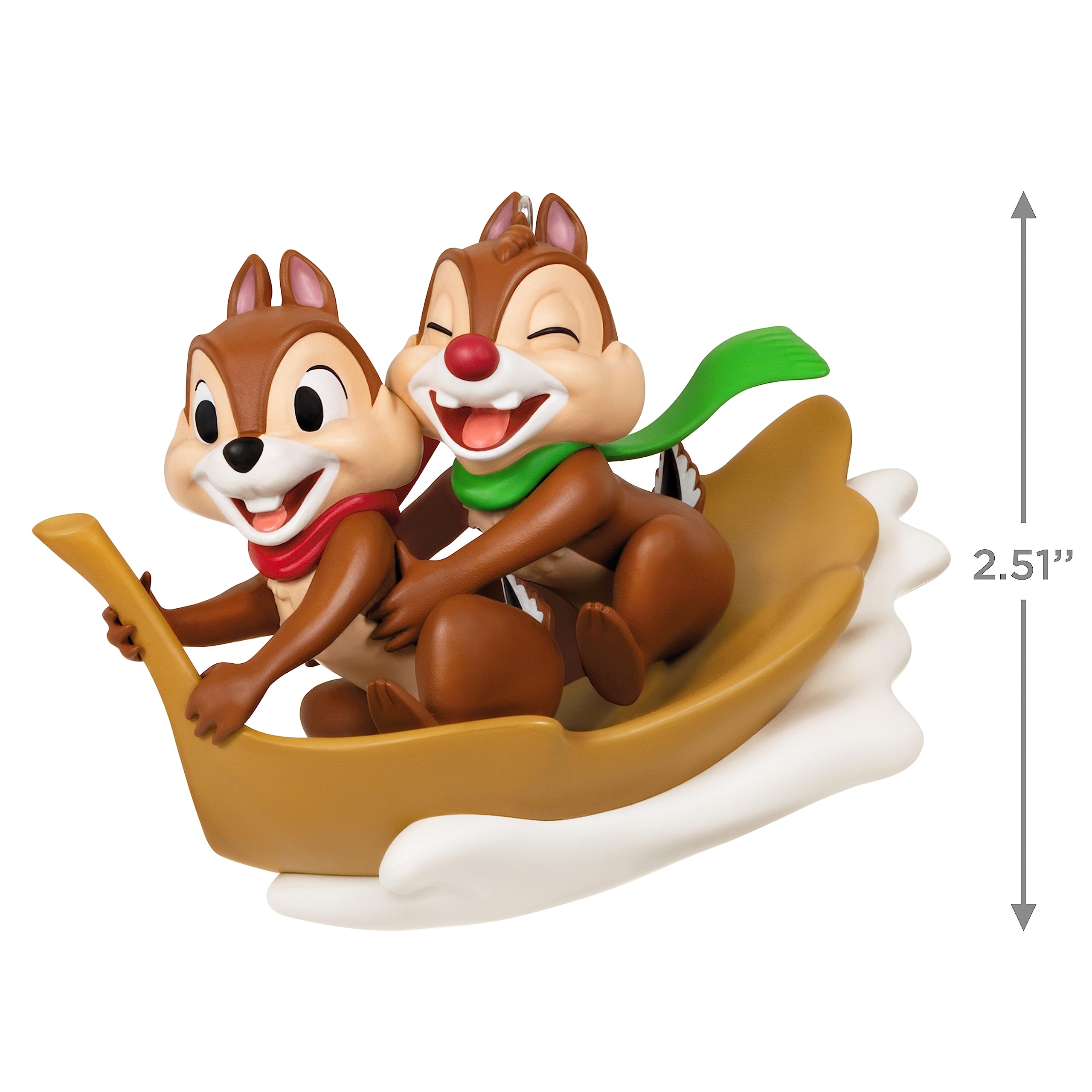 Hallmark Keepsake Christmas Ornament 2023, Disney Chip and Dale Snow Much Fun!, Gifts for Disney Fans
