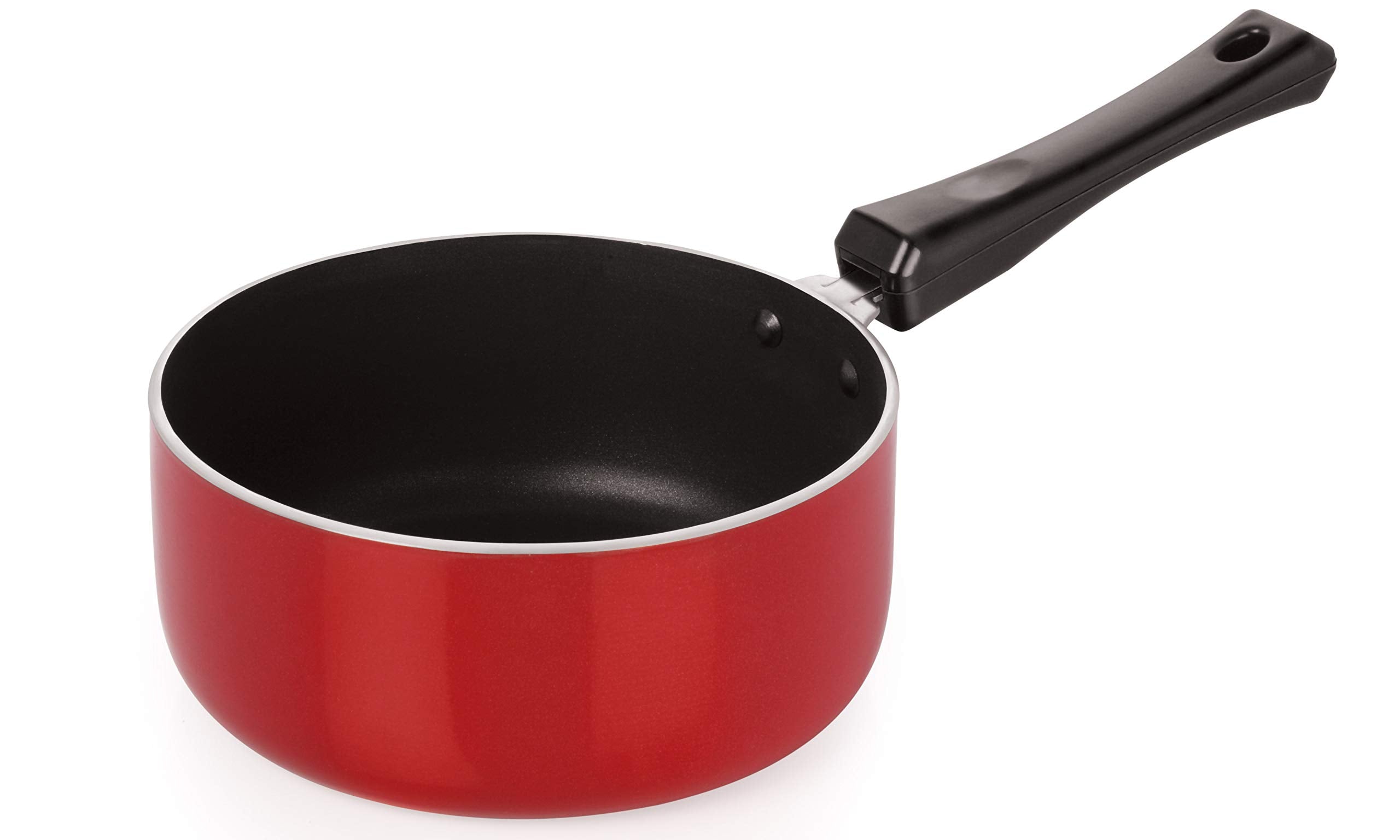 Nirlon Non Stick Food Grade Quality Aluminium Sauce Pan/Milk Pan/Coffee Pan/Tea Pan/Tea Pot/Milk Pot 16Cm - 1.2 Ltr Lpg Stove Co