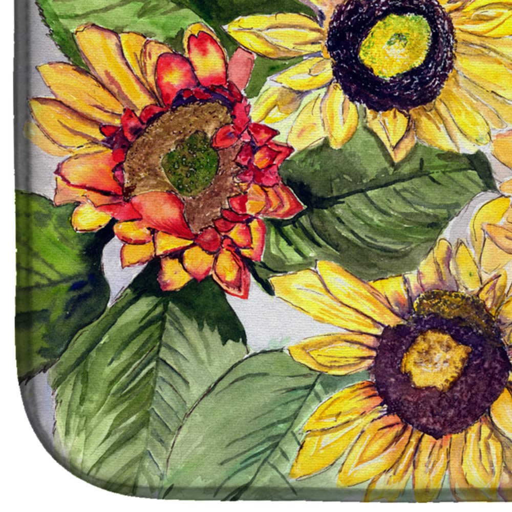 Sunflowers Dish Drying Mat 8766DDM