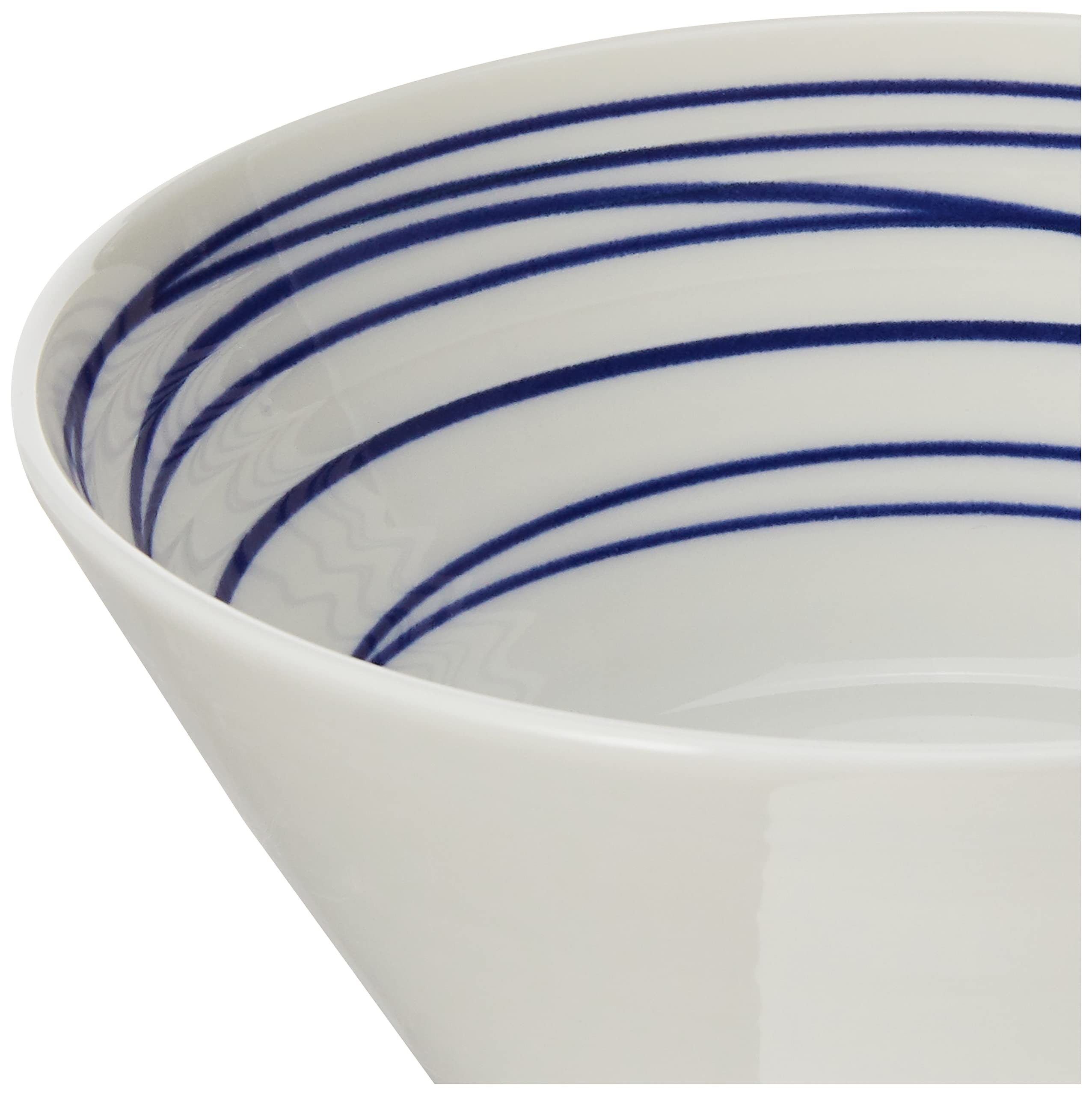 Royal Doulton Porcelain Pacific Mixed Patterns Bowls Set Of 6, Blue/White, 5.9''