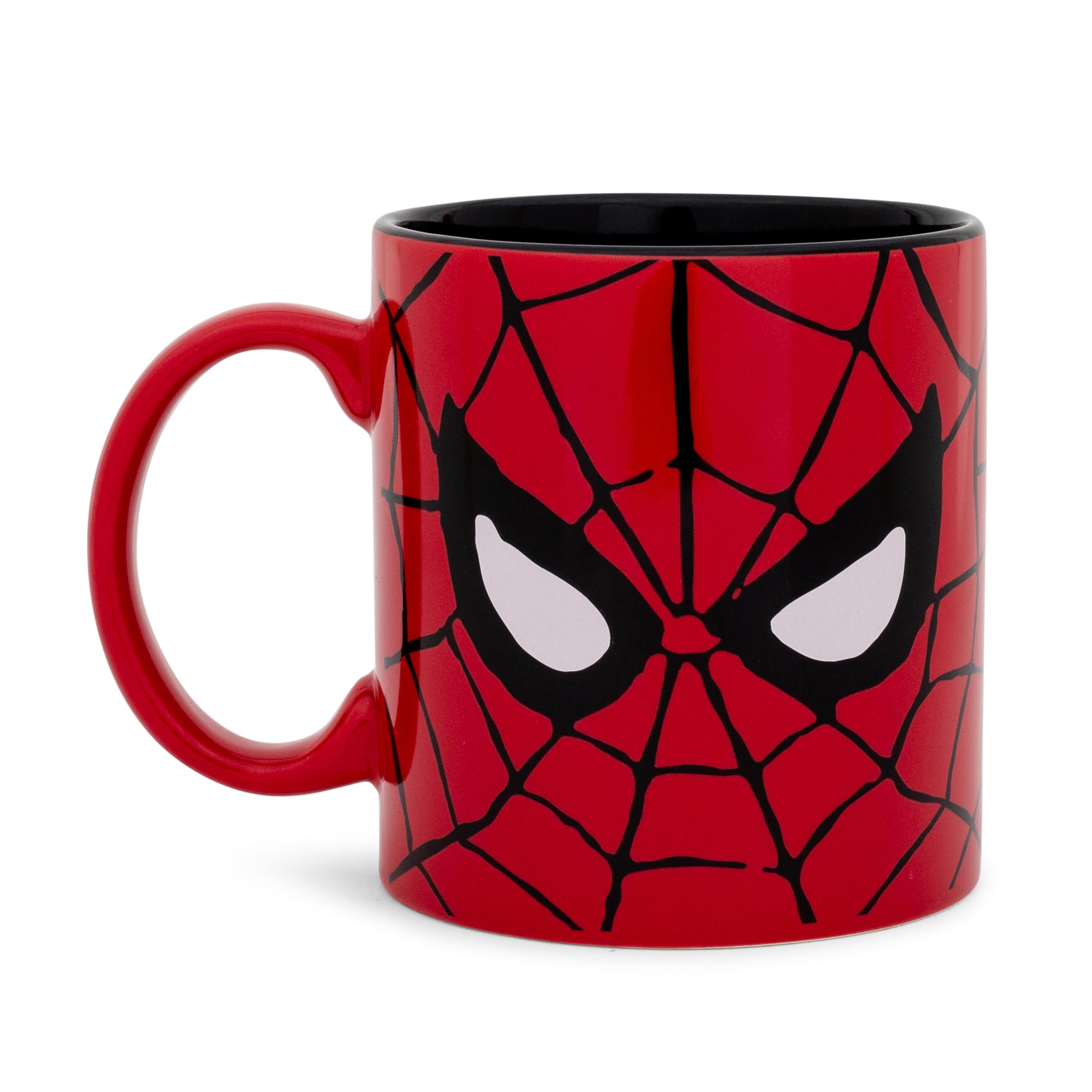 Silver Buffalo Marvel Spider-Man Face Jumbo Ceramic Coffee Mug, 20-Ounces, Red(Pack Of 1)