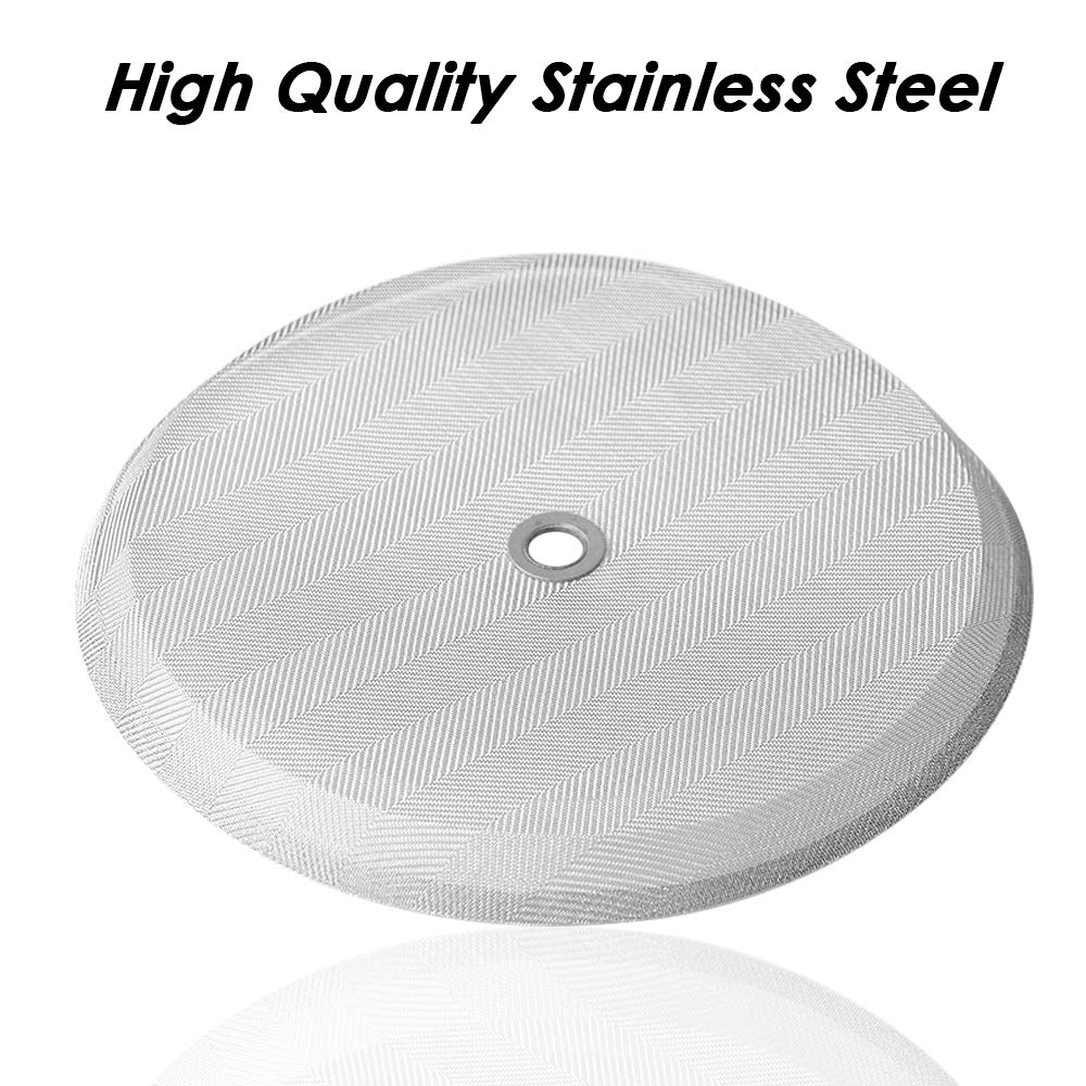 4 Pack French Press Replacement Filter Screen, Findtop 4 Inch Stainless Steel Mesh Replacements For 1000 Ml / 34 Oz / 8 Cup Fren