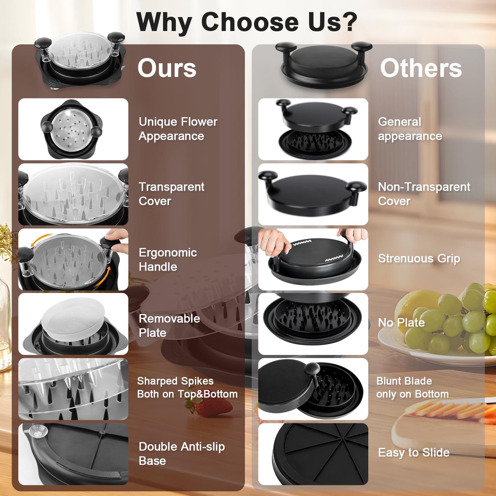 4Th Generation Chicken Shredder Tool Twist Large Meat Shredder Tool Twist 11Inch Chicken Breast Shredder Machine Chicken Grinder