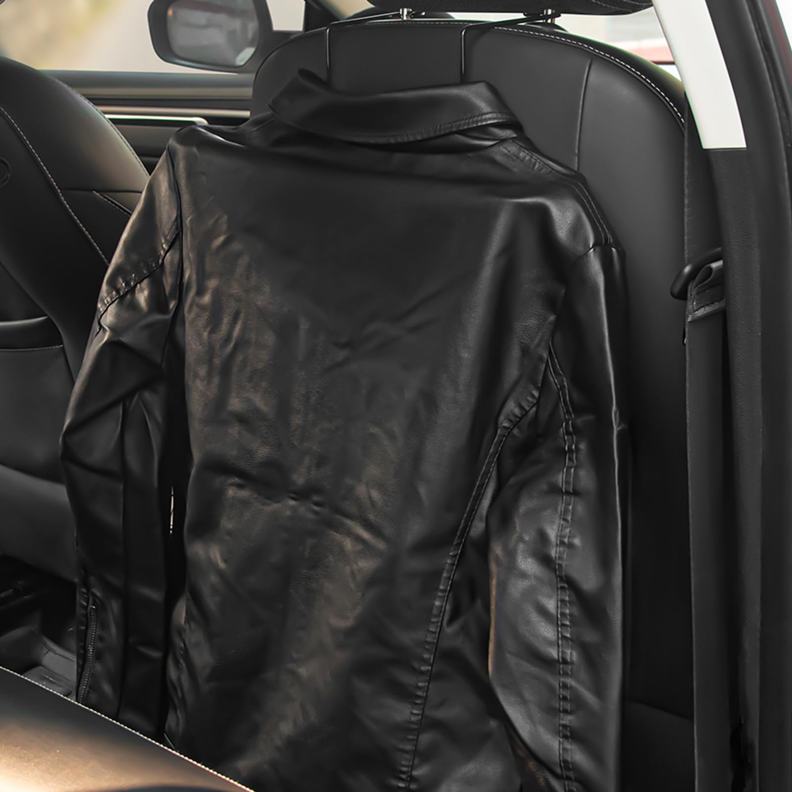 JINSIMAIER 2 Pack Hat Rack - Black Metal Cowboy Hat Holder for Trucks & SUVs, Model DXC005