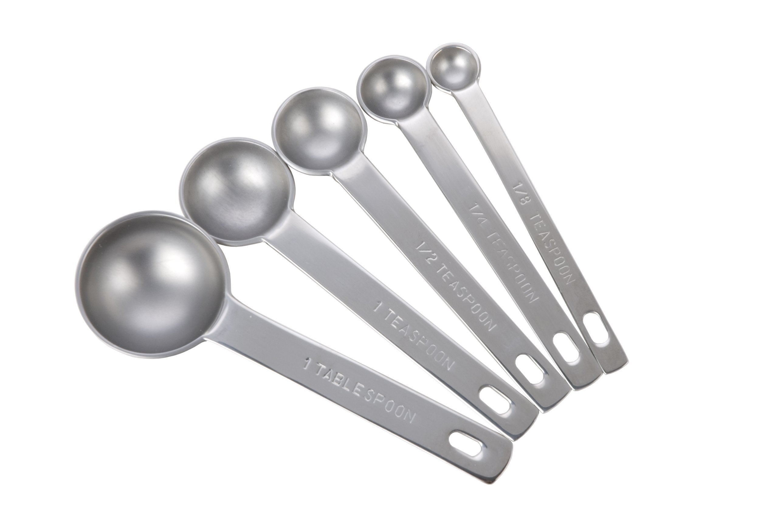 Miu France Stainless Steel Set Of 5 Measuring Spoons