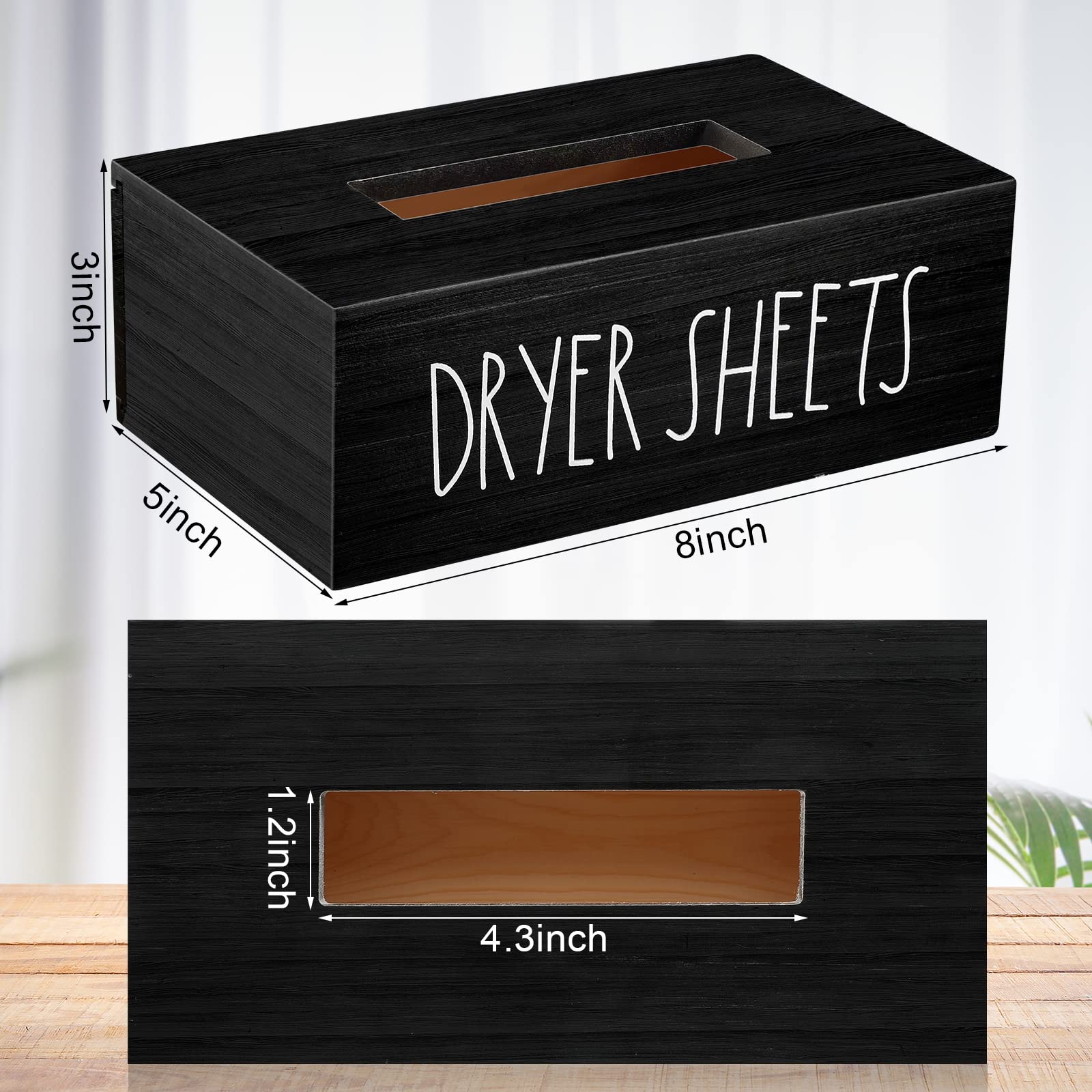 Dryer Sheet Holder Dispenser Container Dryer Sheet Storage Box For Laundry Room Decor Light Luxury Style Fabric Softener Dispens