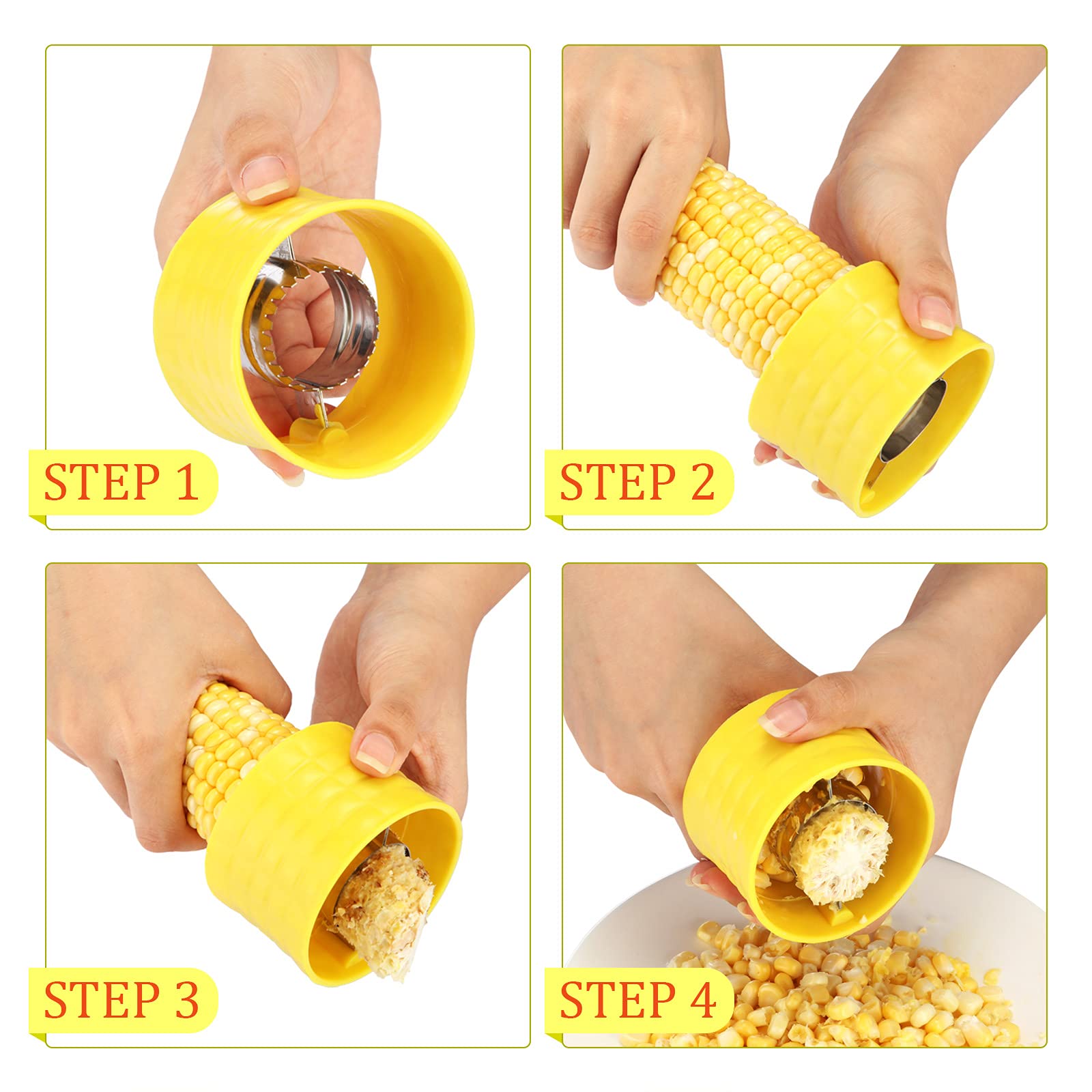13 Pieces Corn Peeler Cob Corn Remover Corn Zipper Corn Silk Remover Corn Cob Holders Pins For Home Kitchen Restaurant Use