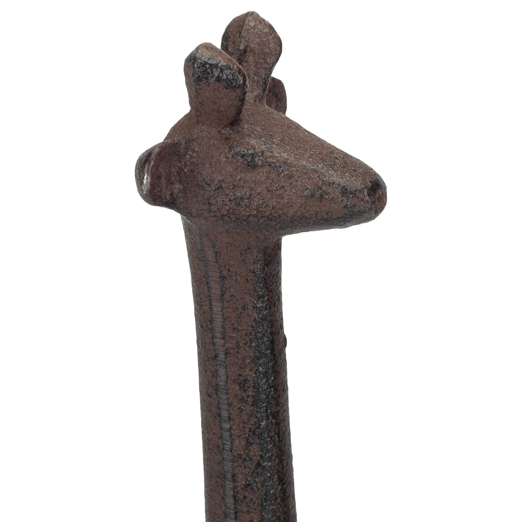 47Th & Main Cast Iron Paper Towel Holder, 17-Inches Tall, Giraffe