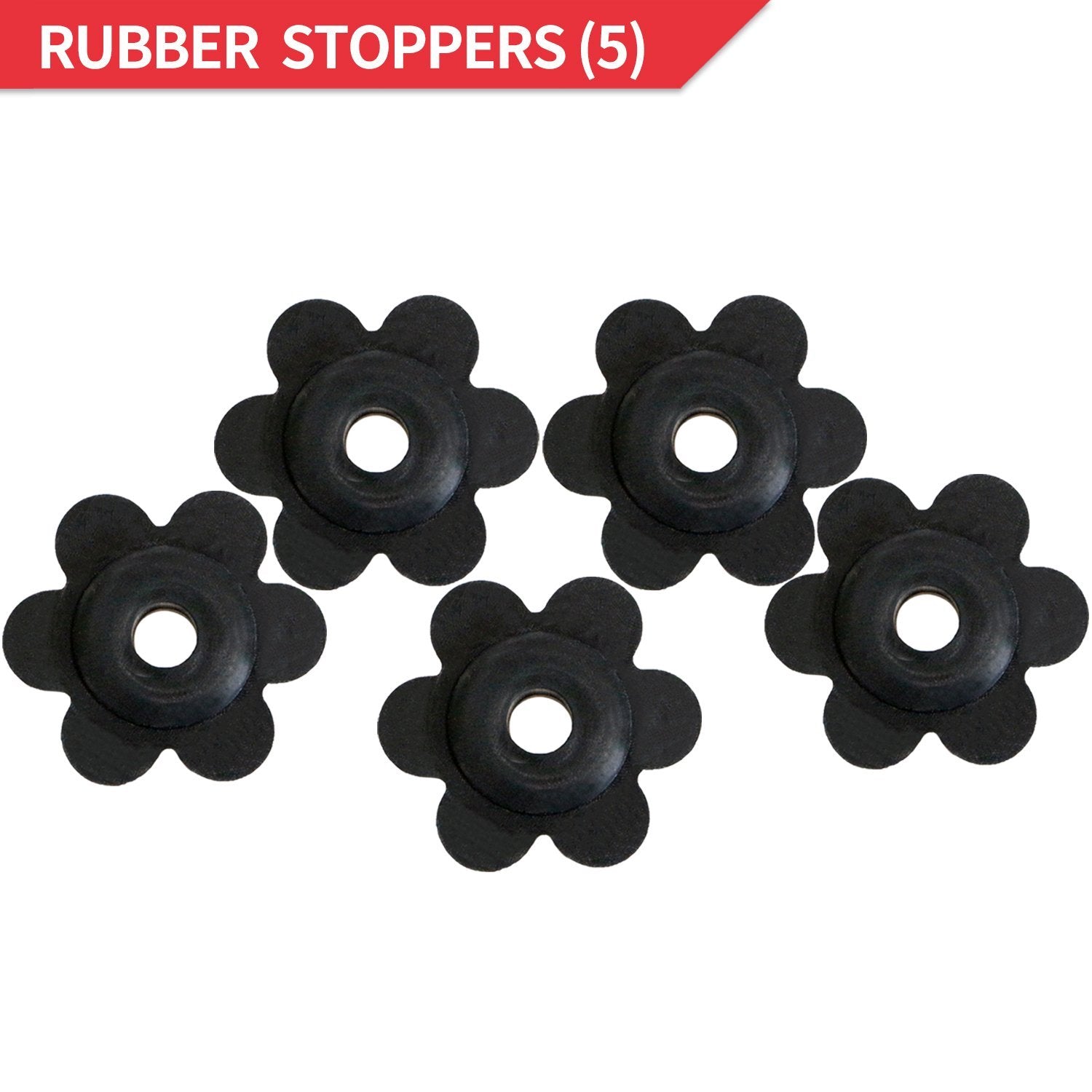 Anley Accessories 10 Pack Garden Flag Rubber Stoppers And Anti-Wind Clips - Durable  Weather Resistance For 5 Garden Flag Poles