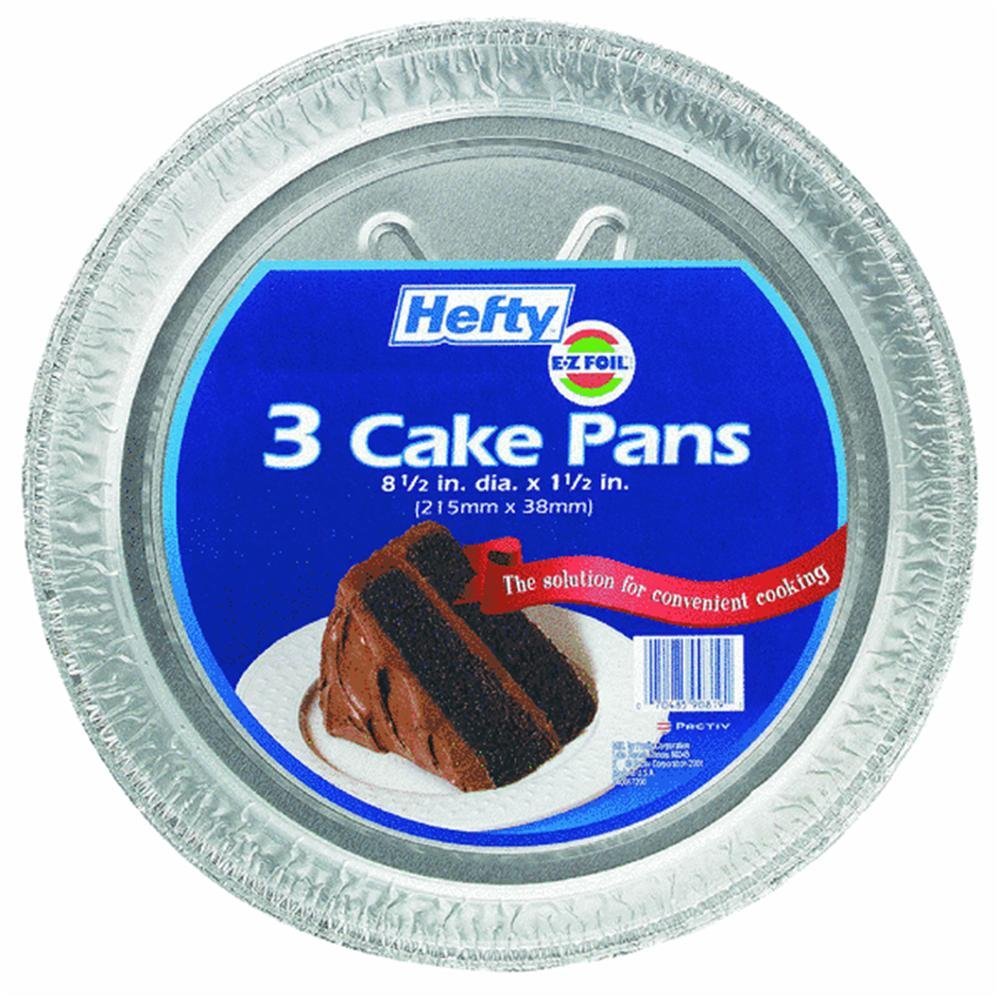 EZ Foil Round Cake Pan, 1 EA, Multicolor
