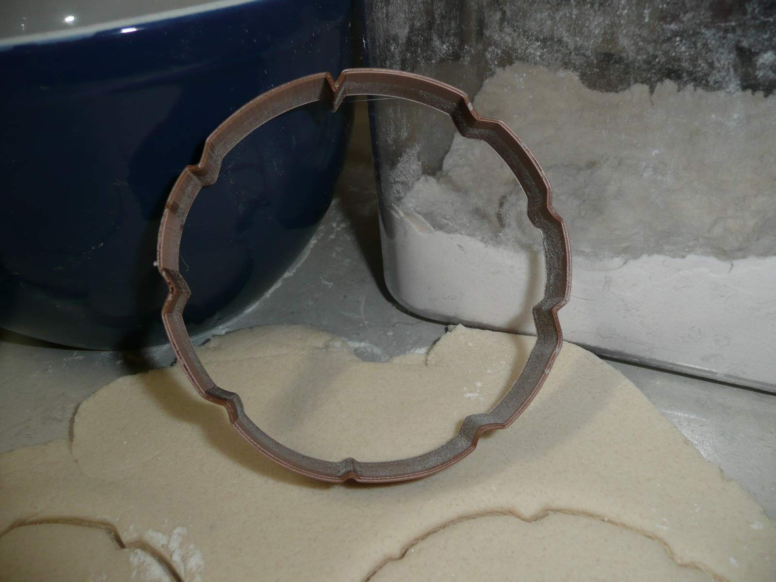 Tree Log Outline Bark Wood Grain Slice Stump Outdoor Theme Cookie Cutter Made In Usa Pr2564