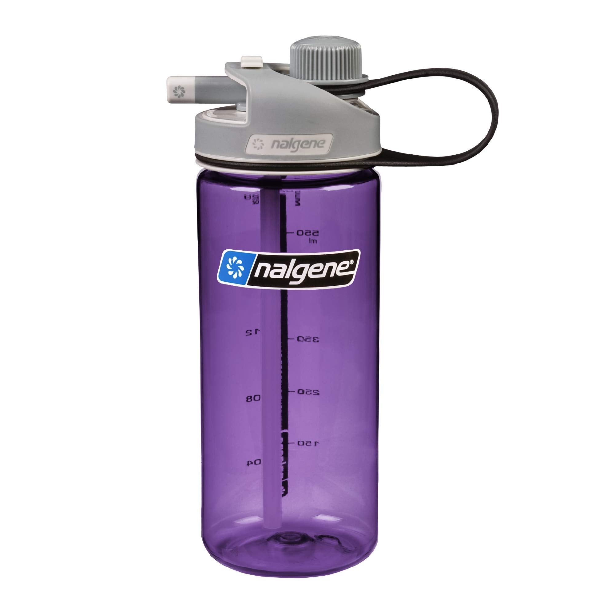 Nalgene Tritan BPAFree MultiDrink Water Bottle, 20 OZ, Purple