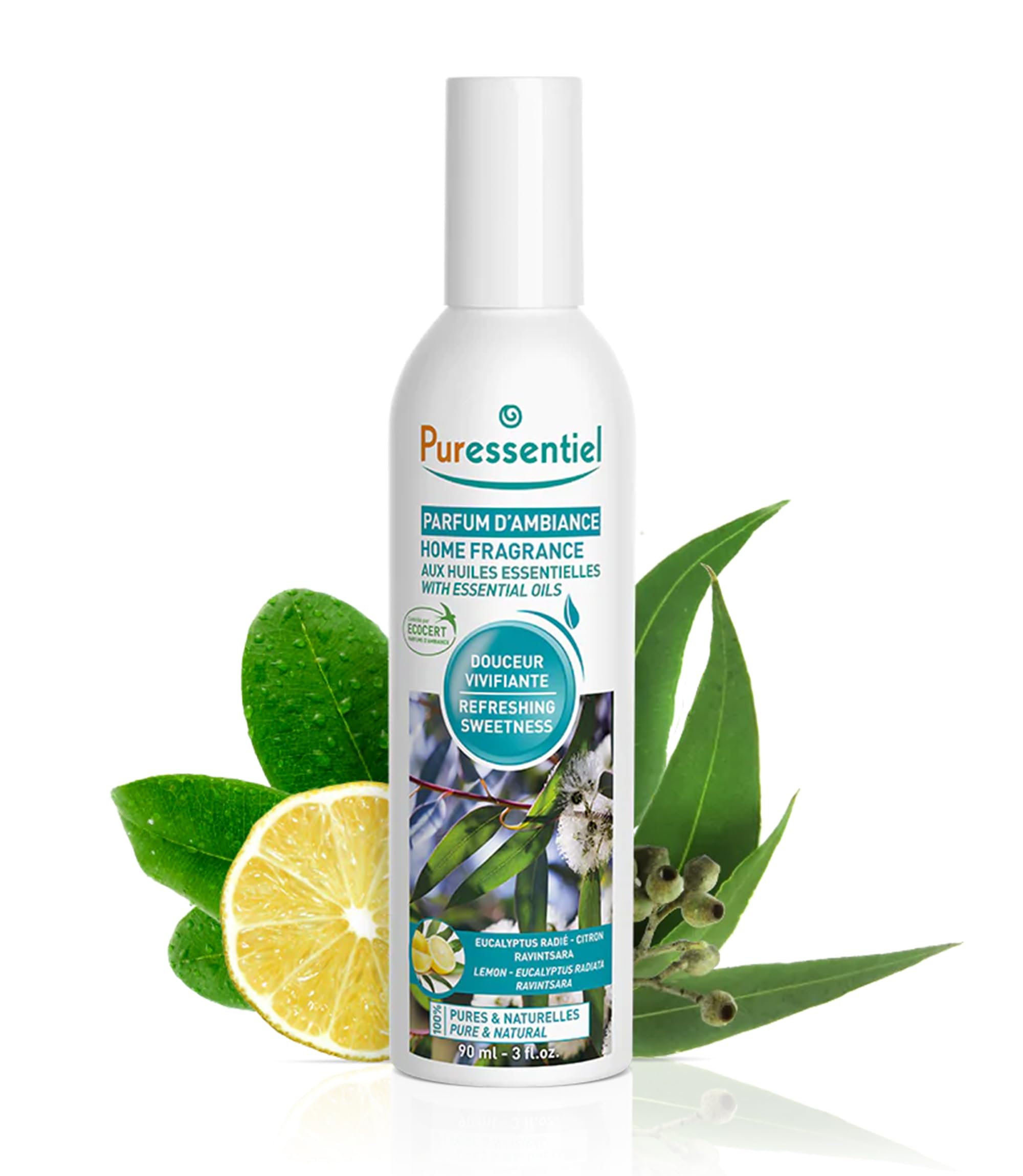 Home Fragrance With Essential Oils - Refreshing Sweetness By Puressentiel For Unisex - 3 Oz Spray