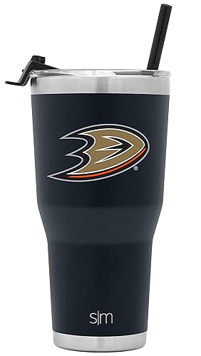 Simple Modern Officially Licensed Nhl Anaheim Ducks 30Oz Cruiser Tumbler Insulated Travel Mug Cup With Flip Lid And Straw
